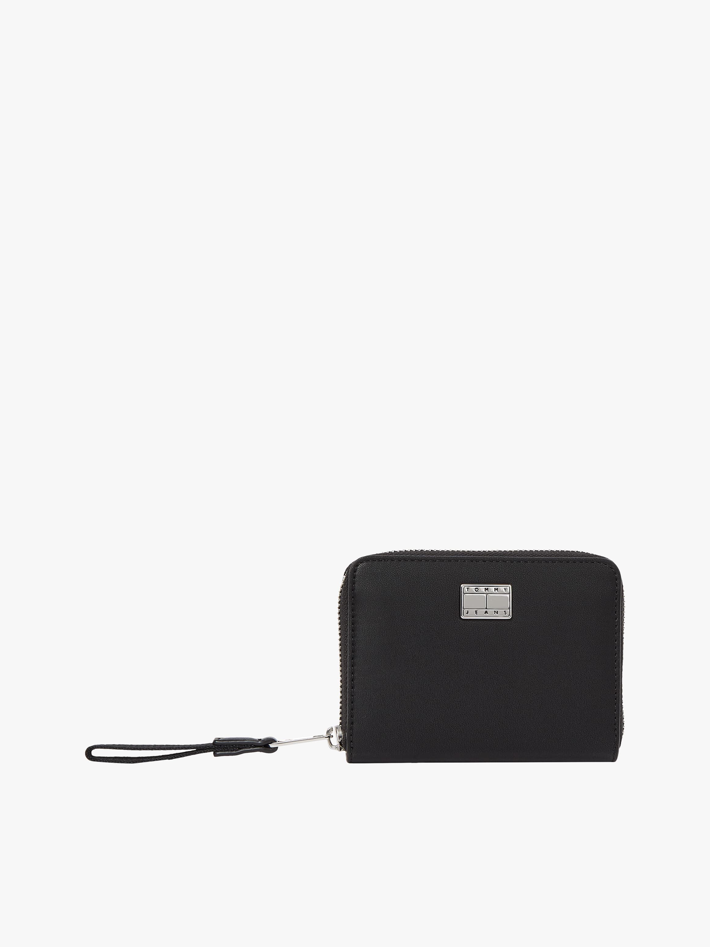Logo Plaque Zip-Around Wallet