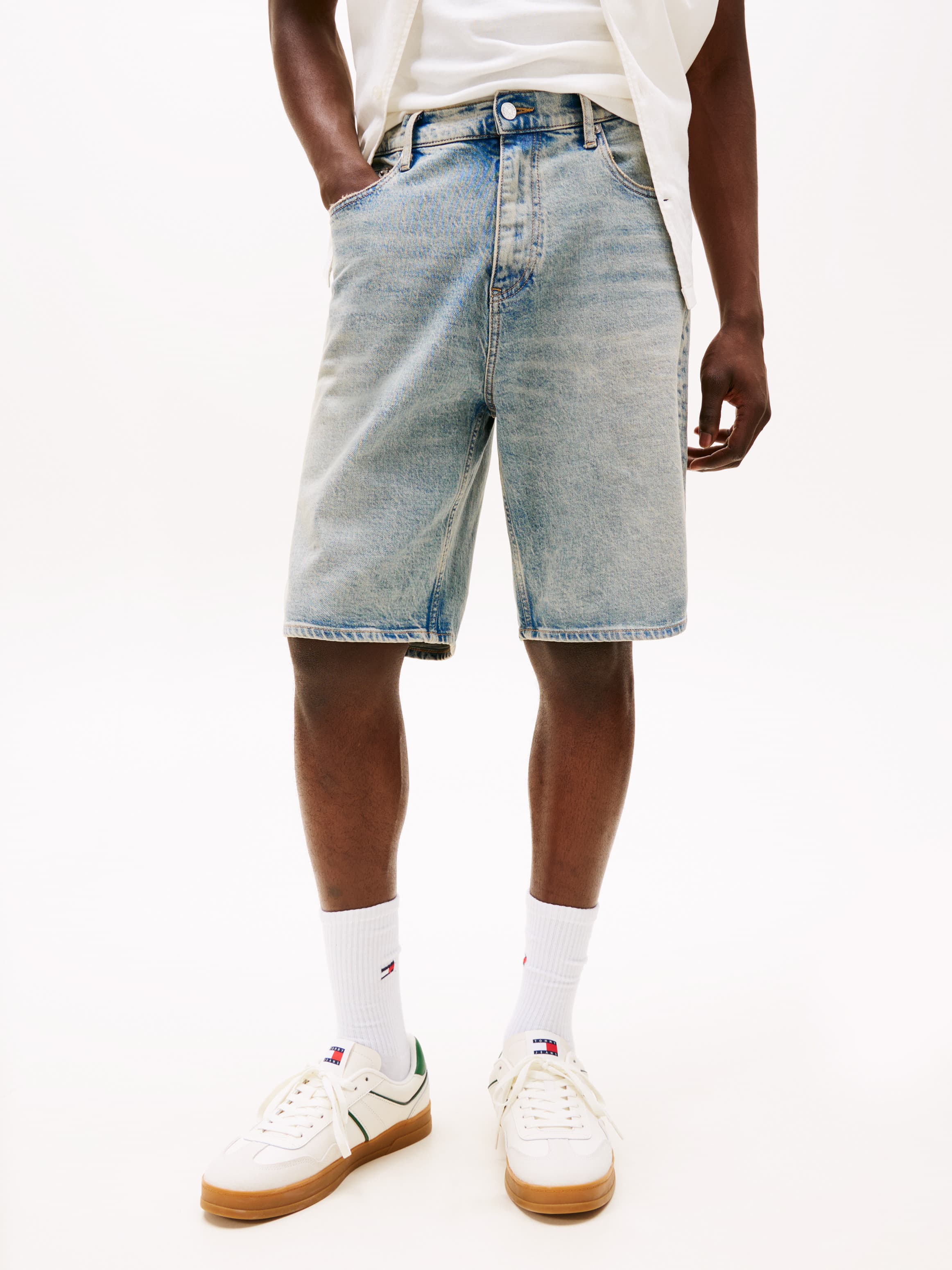 Isaac Faded Relaxed Denim Shorts