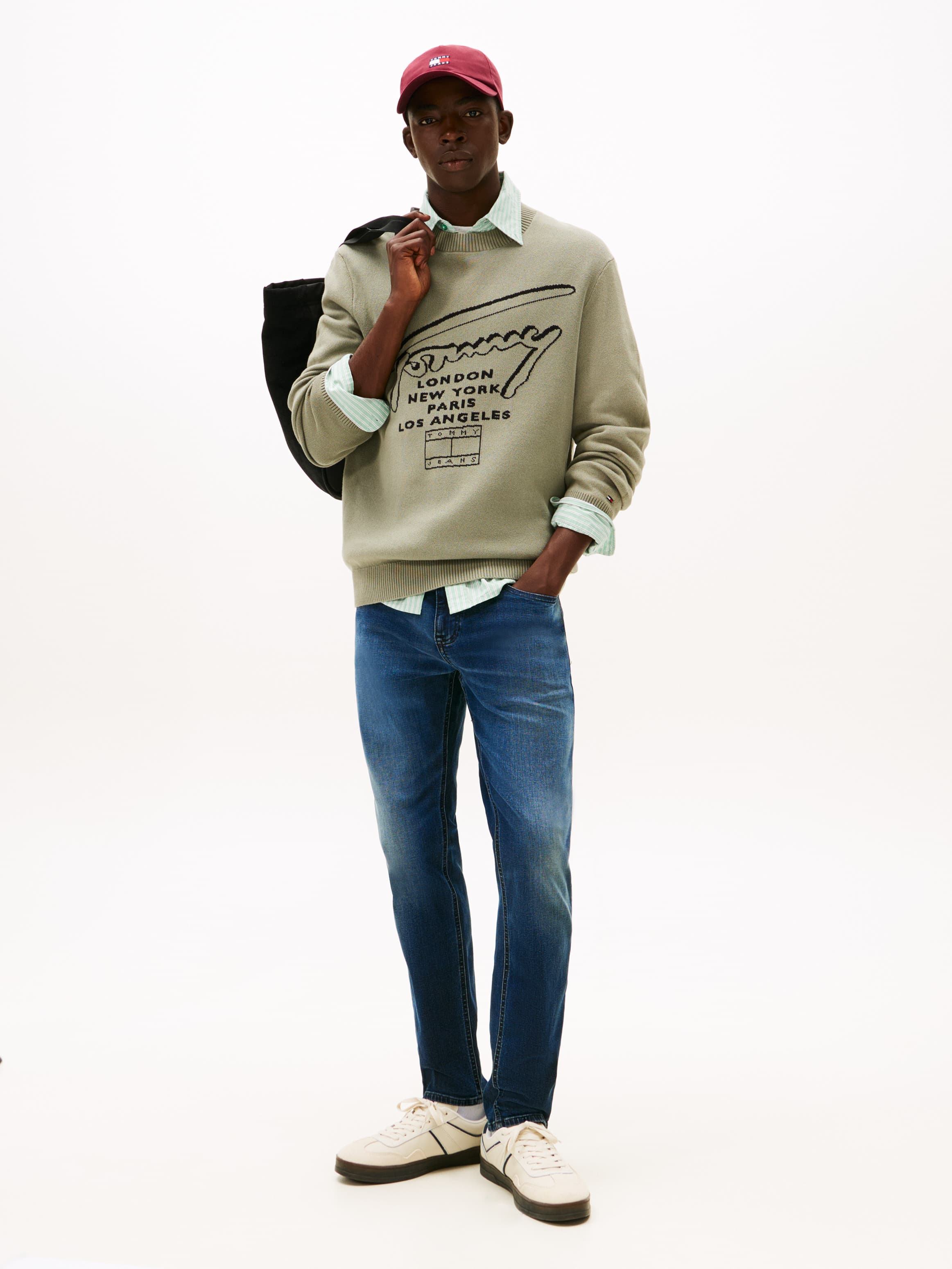 Austin Faded Slim Tapered Leg Jeans