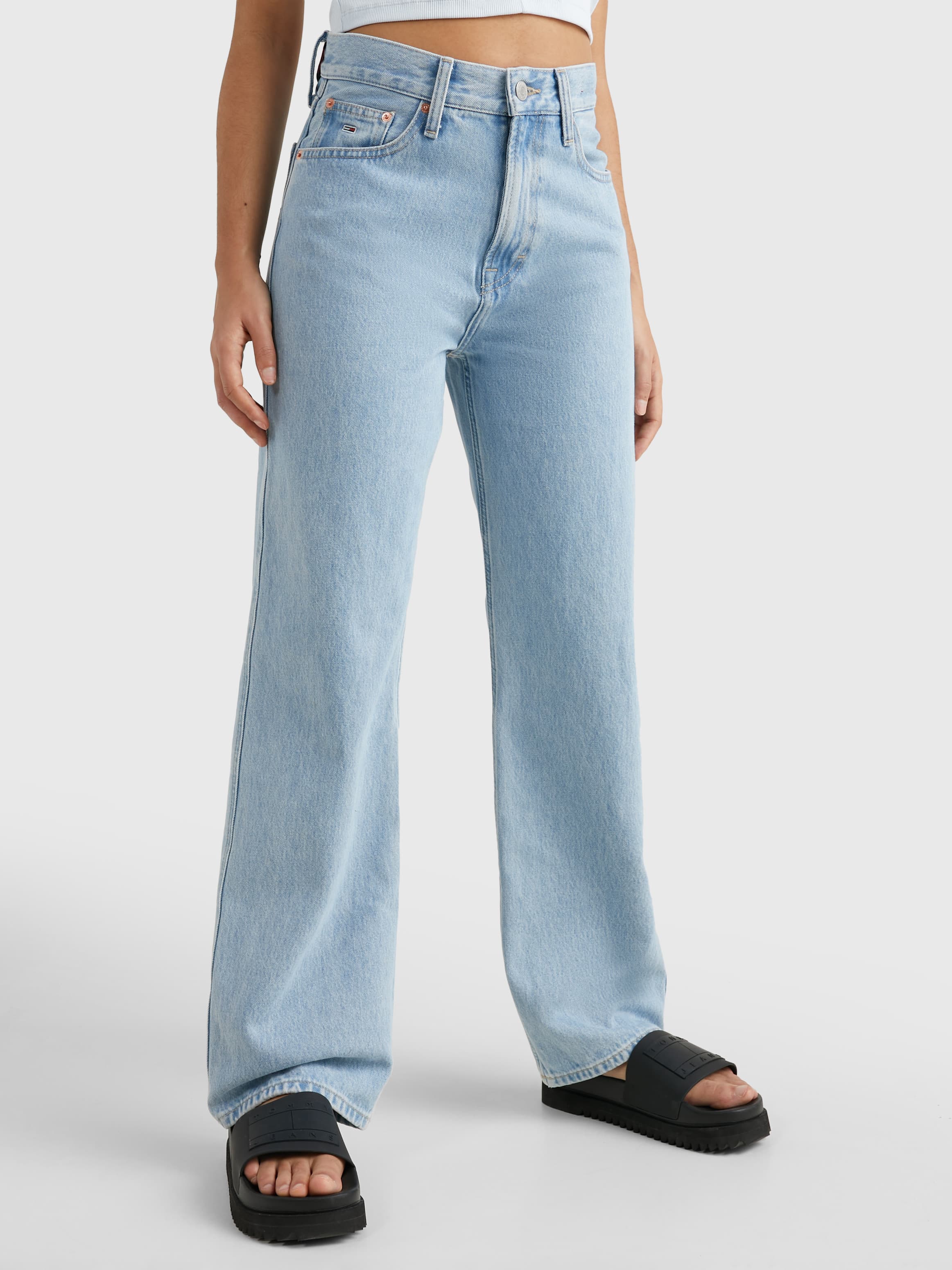 Betsy Mid Rise Wide Leg Jeans