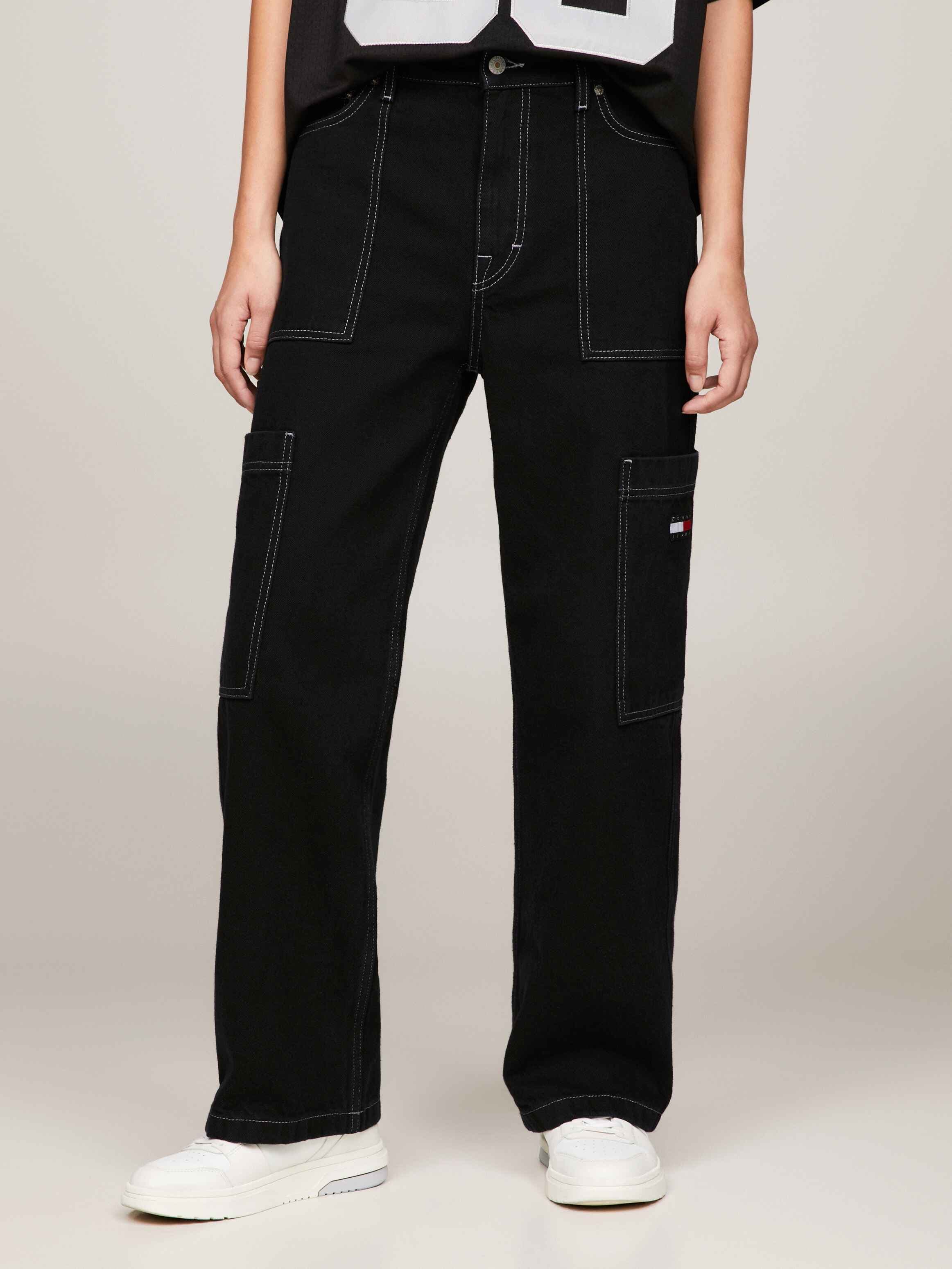Tommy Remastered Black Denim Carpenter Jeans