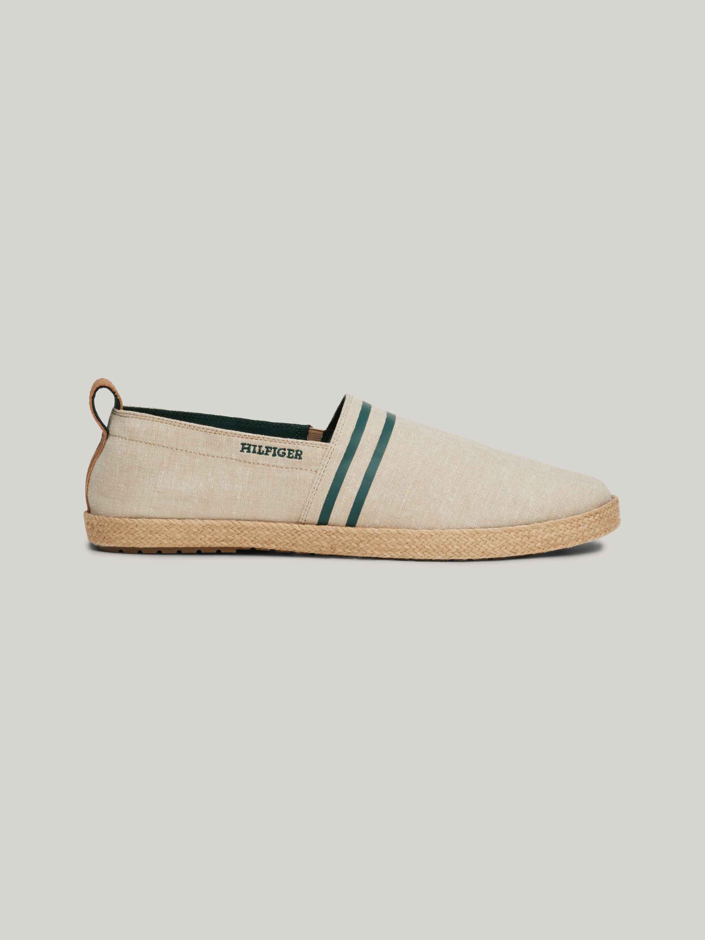 Linen Chambray Stripe Espadrilles