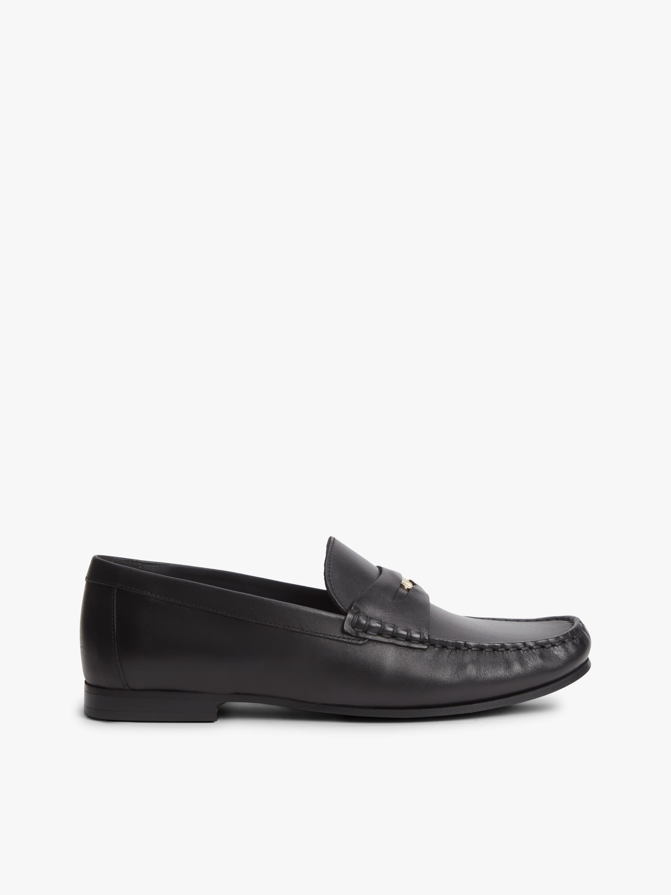 TH Monogram Leather Penny Loafers