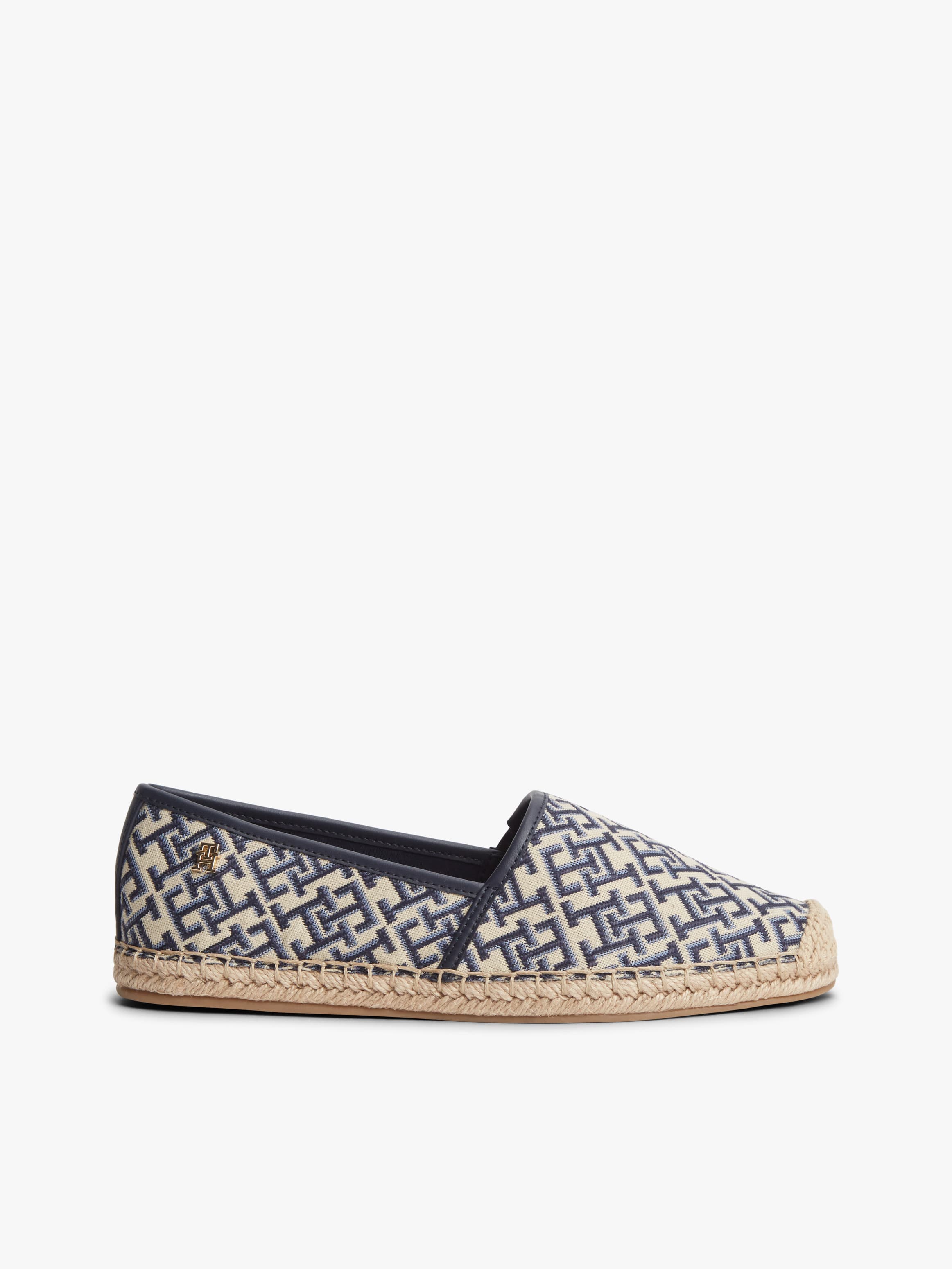 TH Monogram Plaque Jacquard Espadrilles