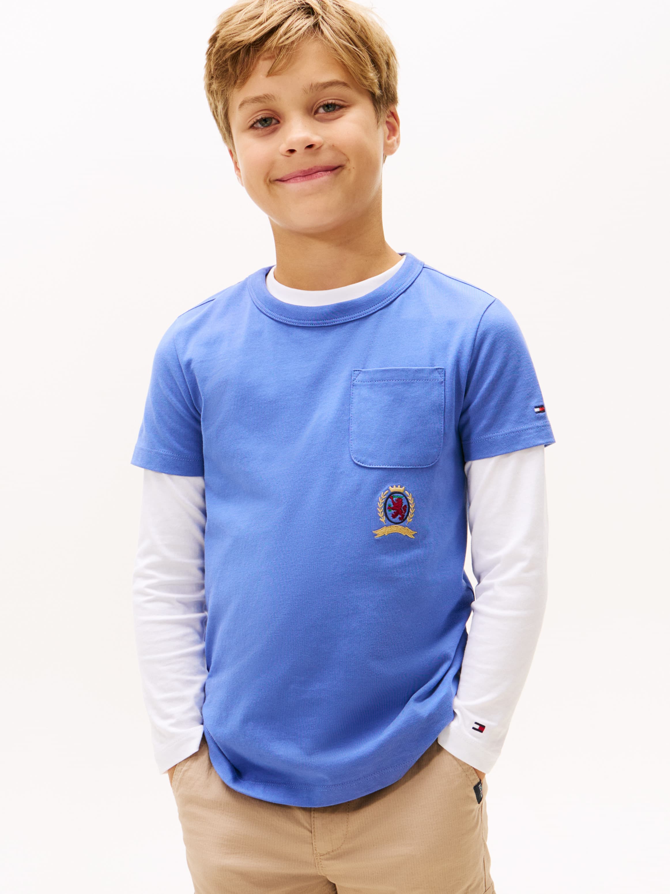 TH Crest Logo Pocket T-Shirt