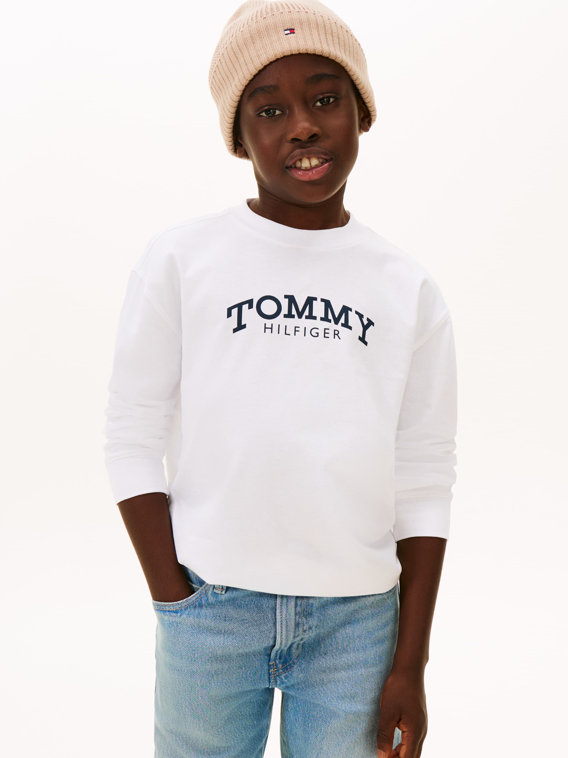 Logo Print Long Sleeve T-Shirt