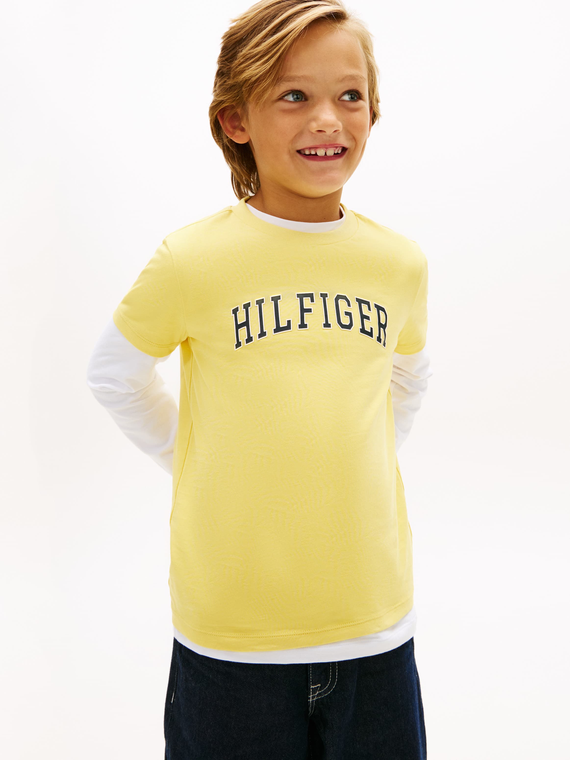 Logo Crew Neck Jersey T-Shirt