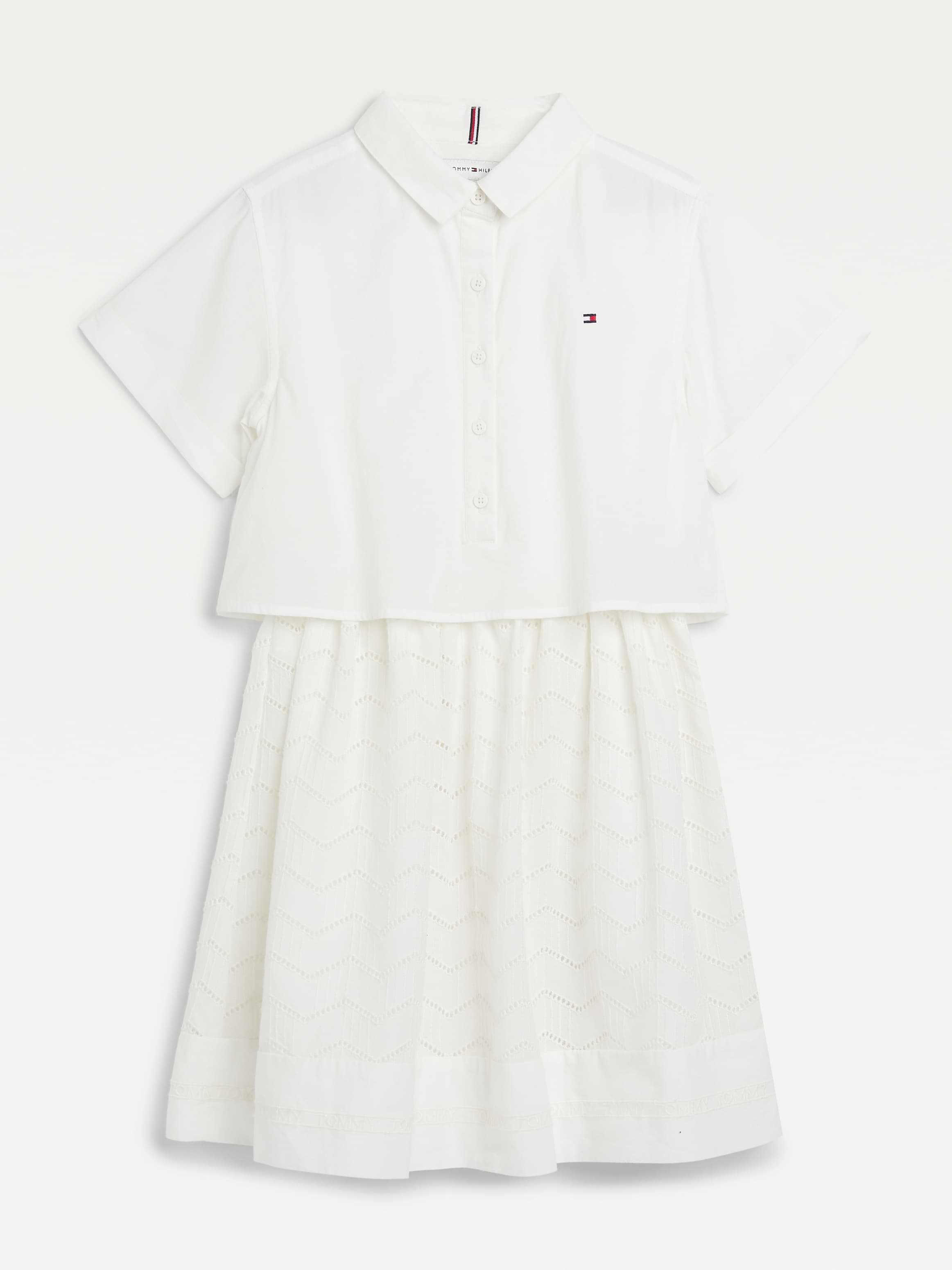 Organic Cotton Broderie Anglaise Dress