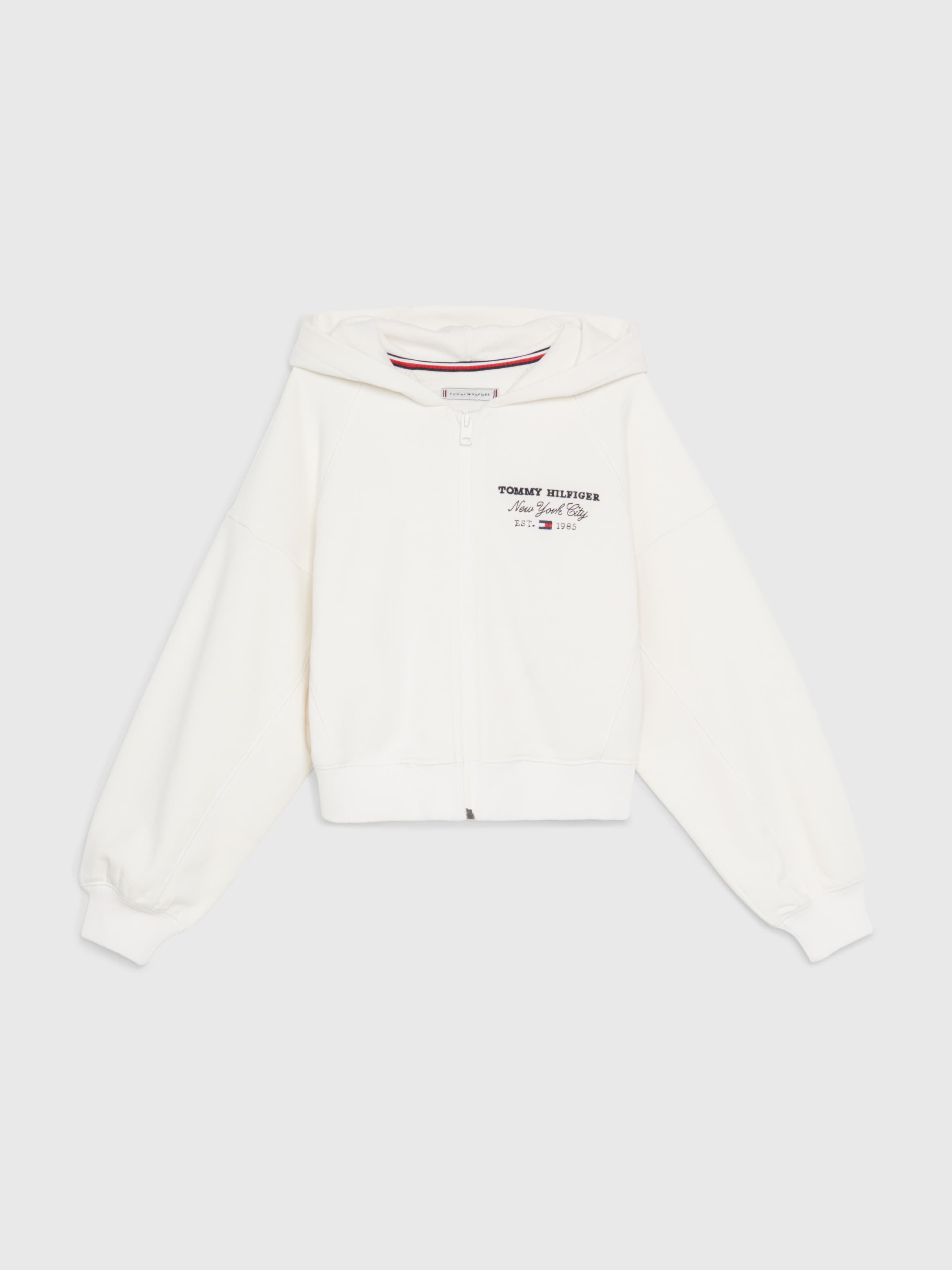 Back Logo Zip-Thru Hoody