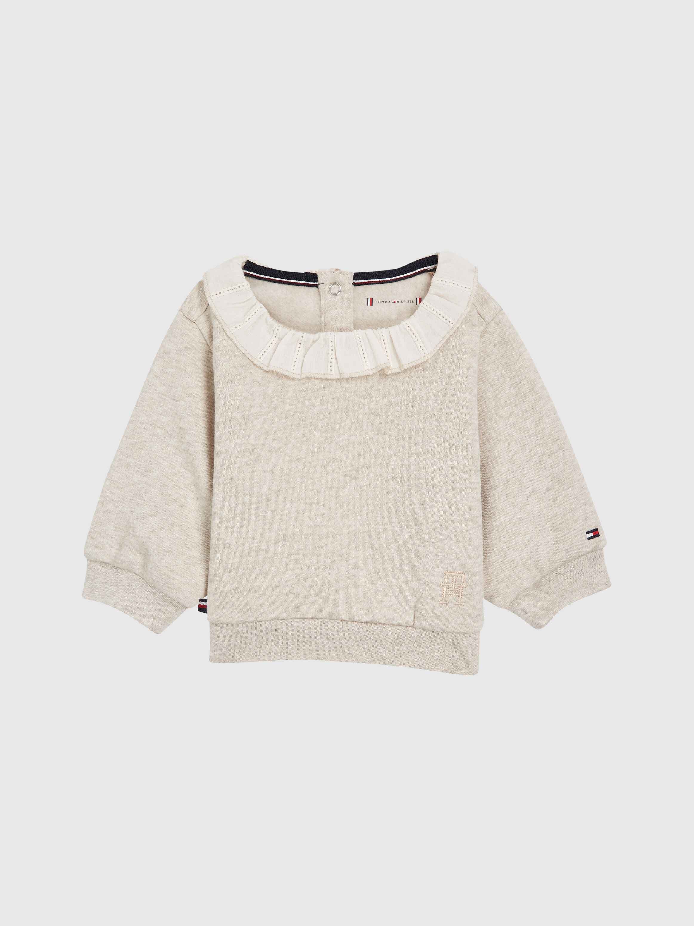 Lace Collar Relaxed Fit Top