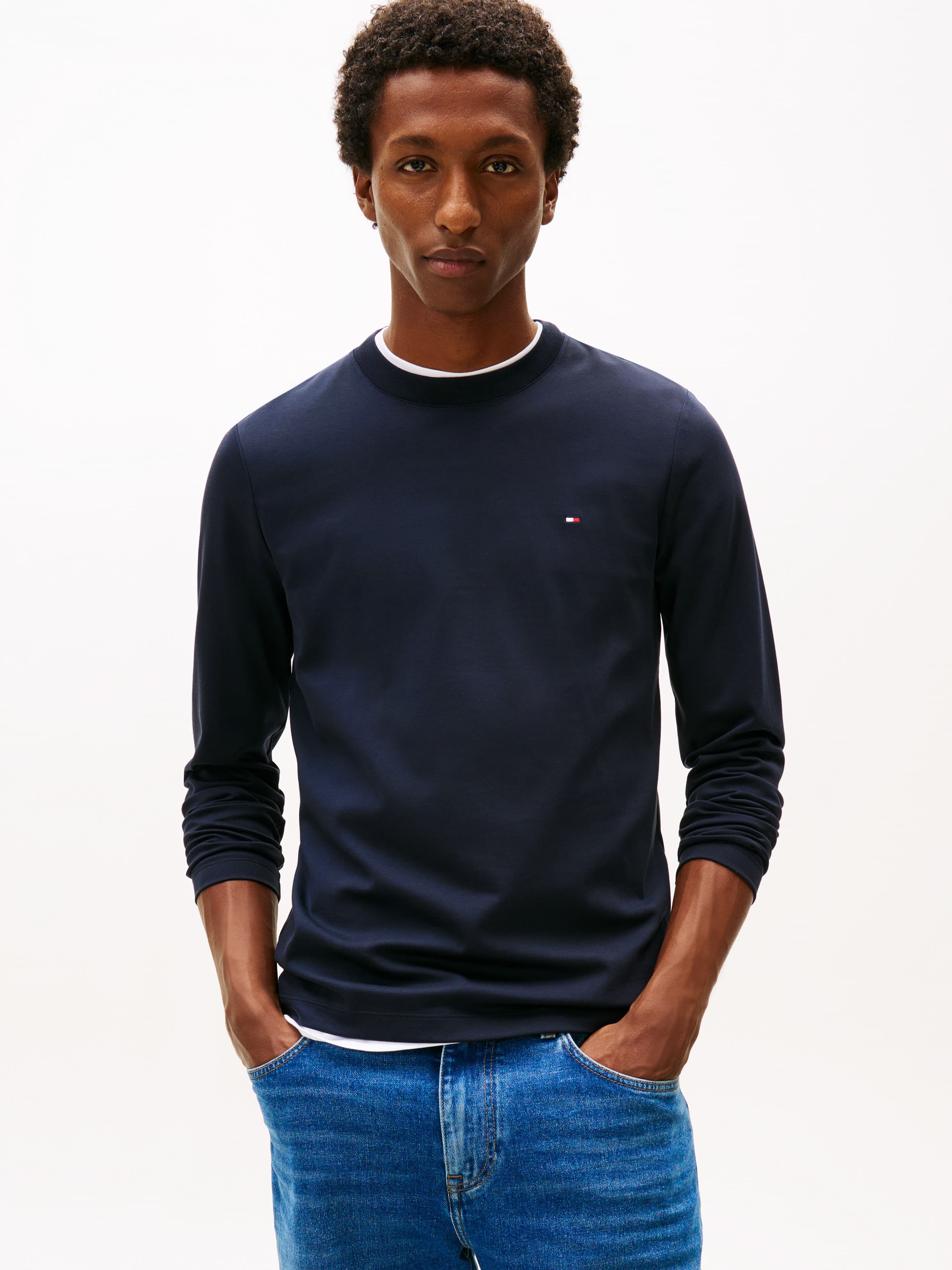 Slim Interlock Long Sleeve T-Shirt