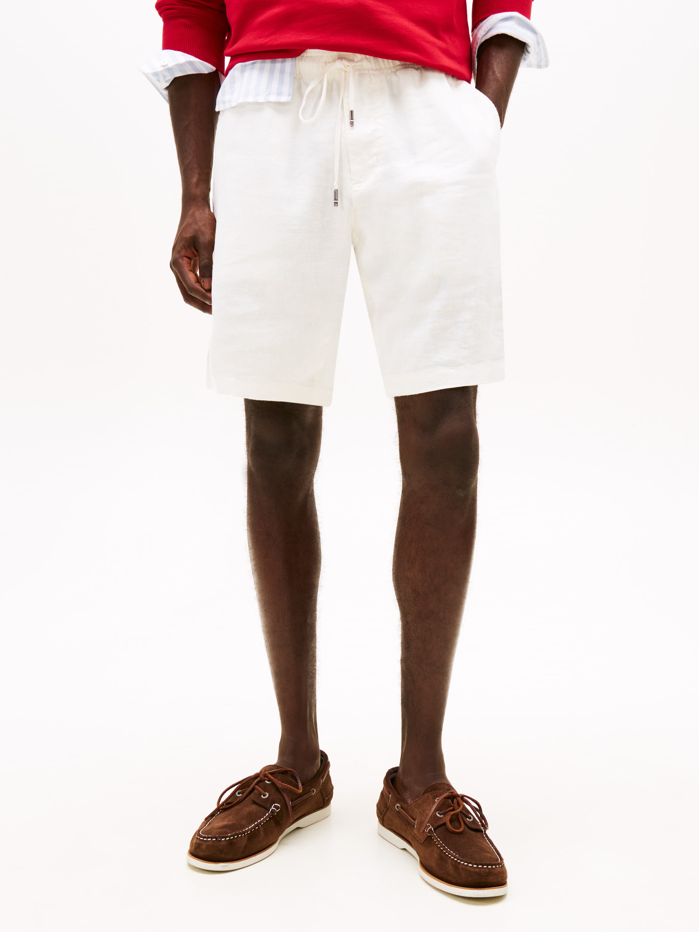 Harlem Linen Blend Relaxed Shorts
