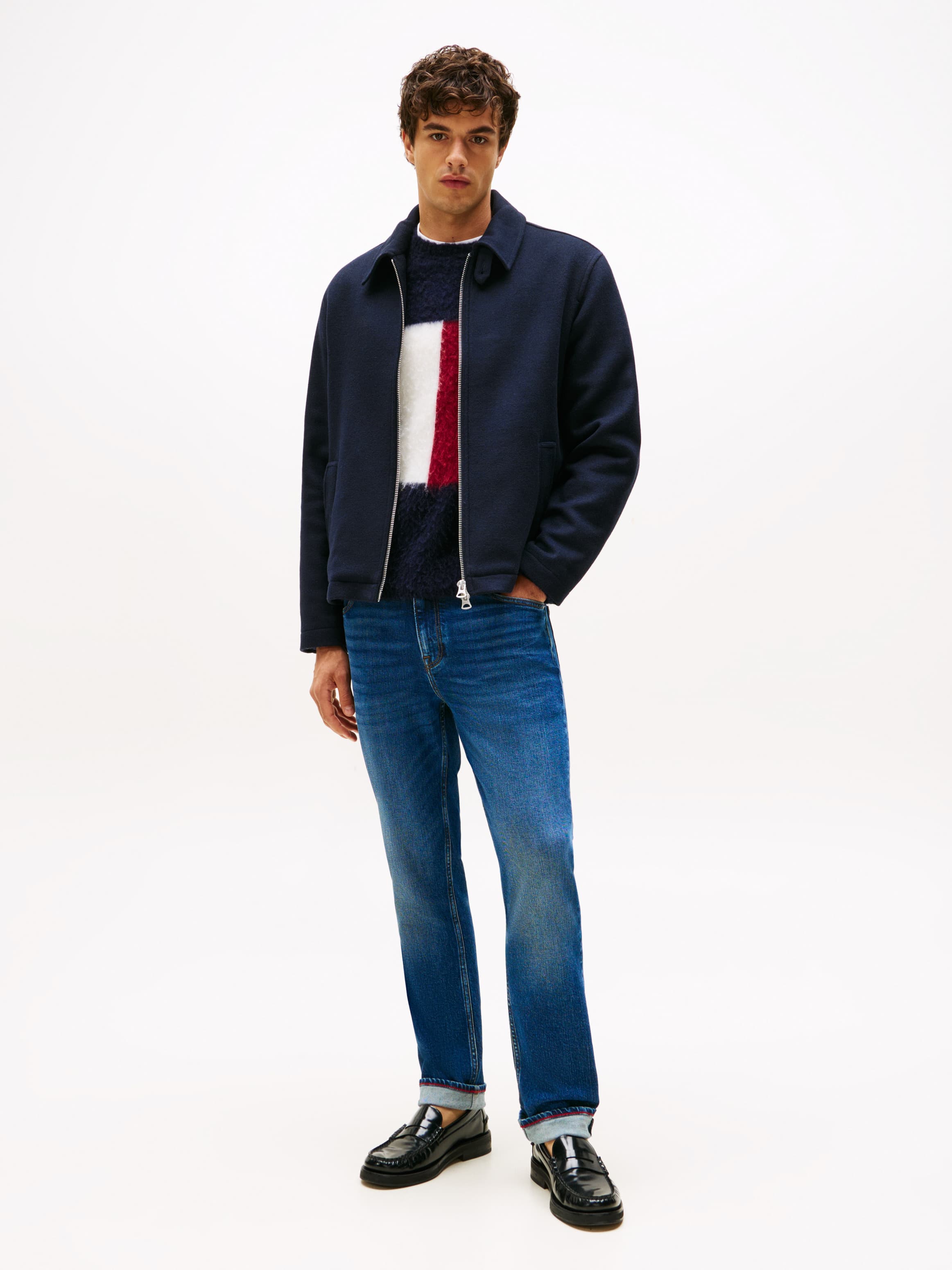 Denton Faded Straight Jeans