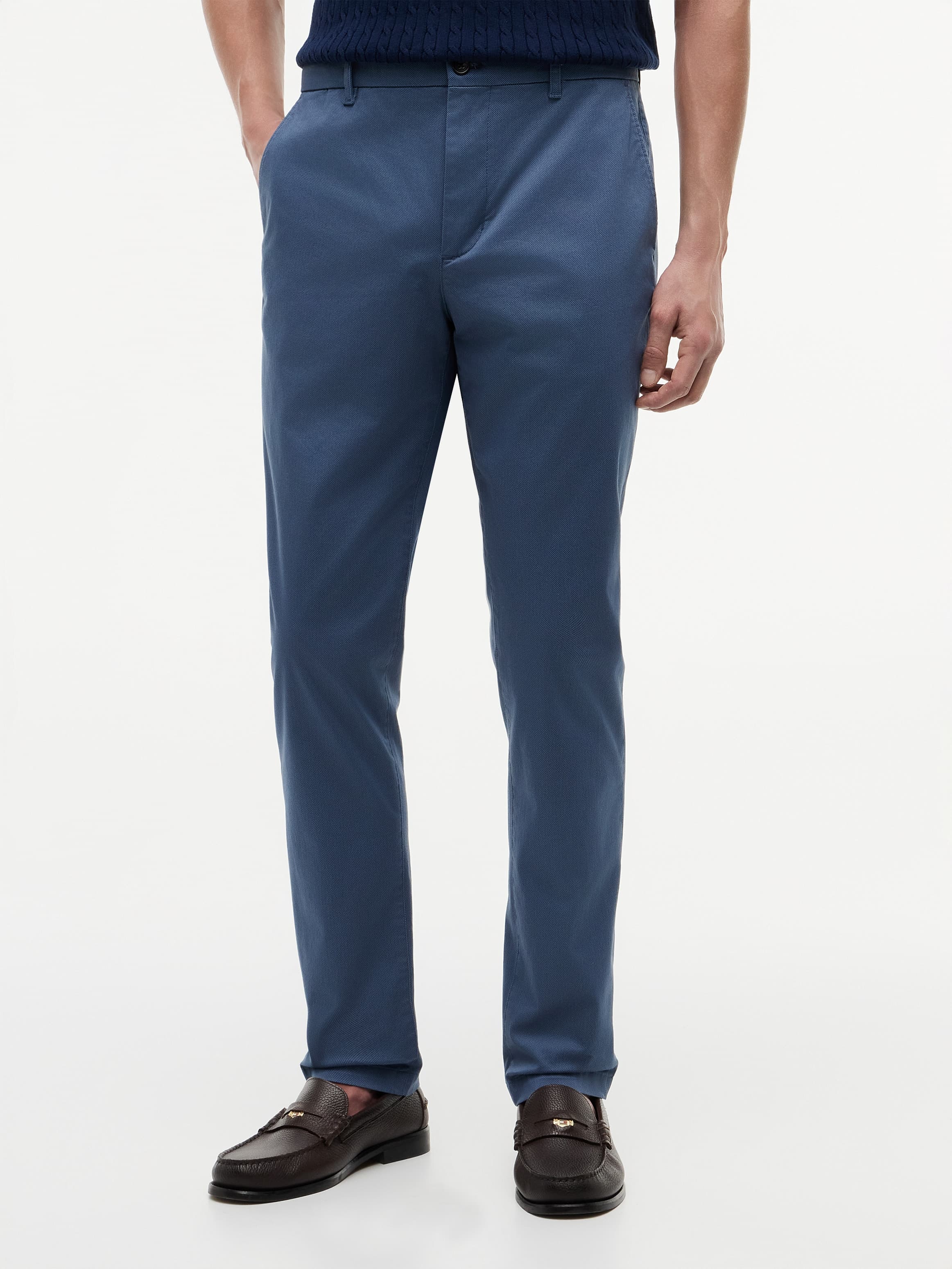 Bleecker Slim Printed Structured Chinos