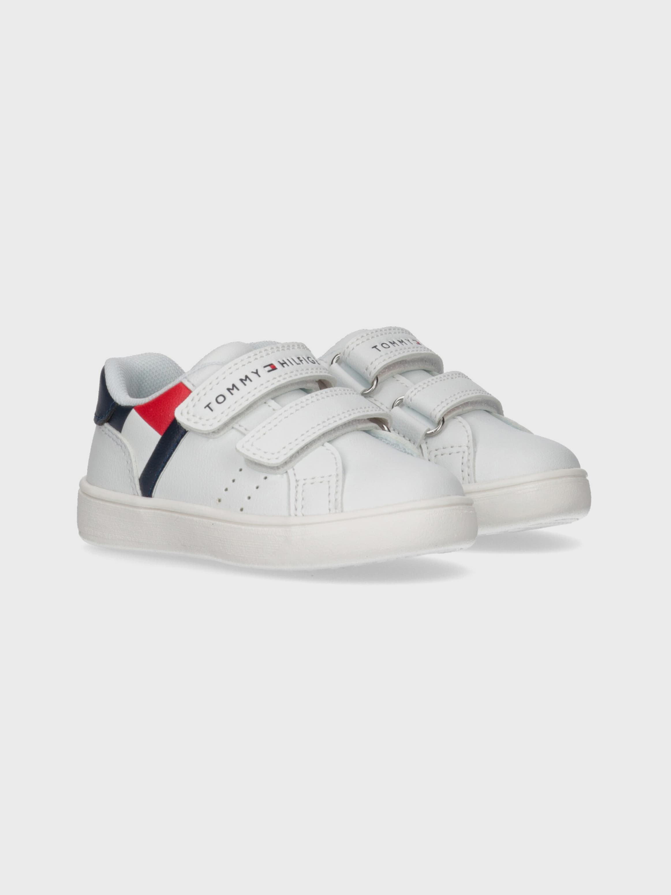Flag Detail Low Top Velcro Shoes