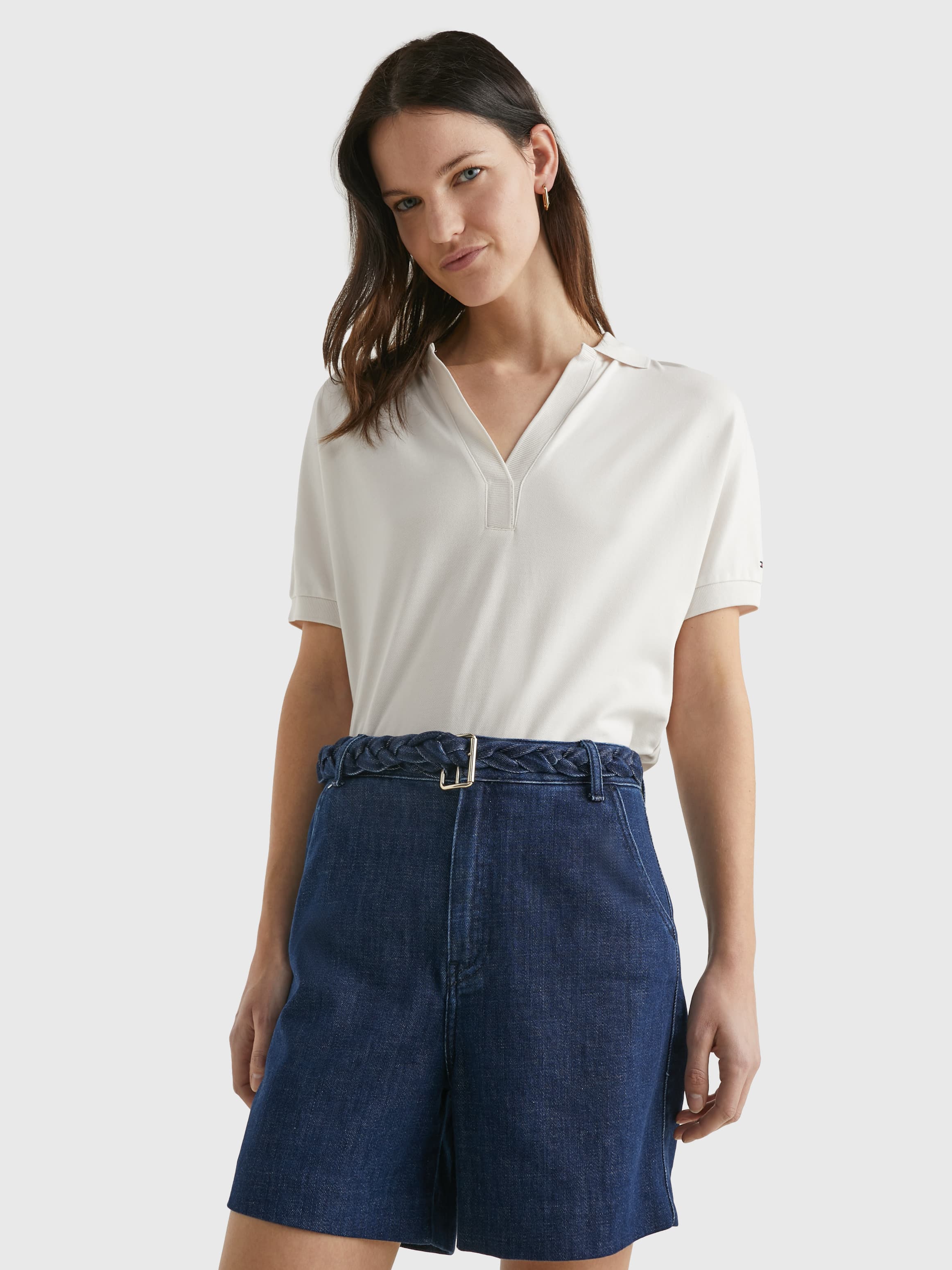 Stripe Relaxed Fit Polo