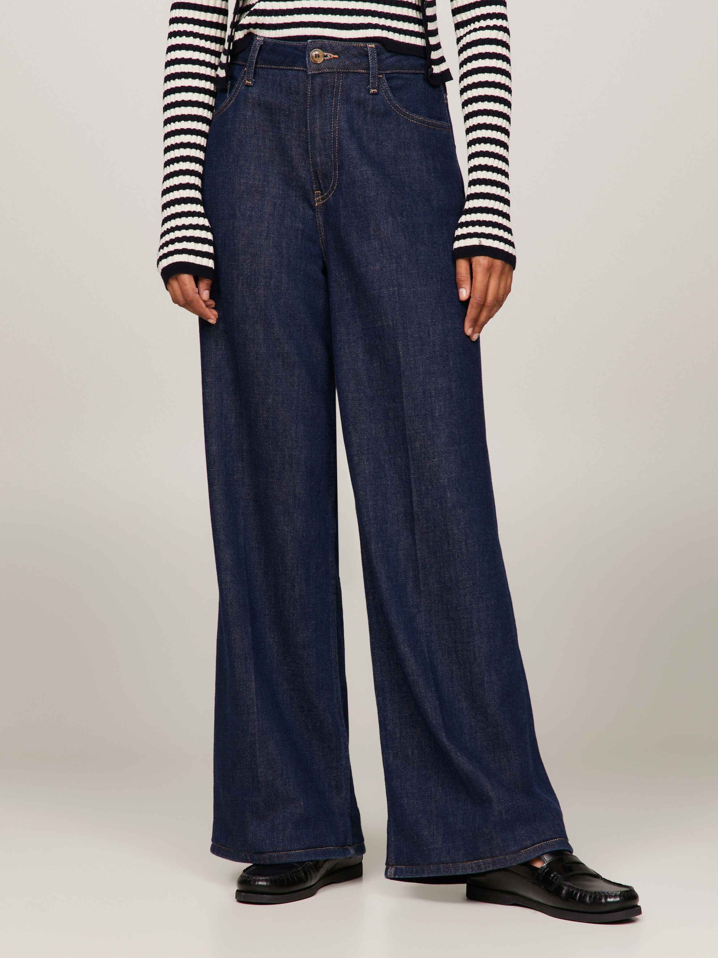 High Rise Wide Leg Jeans