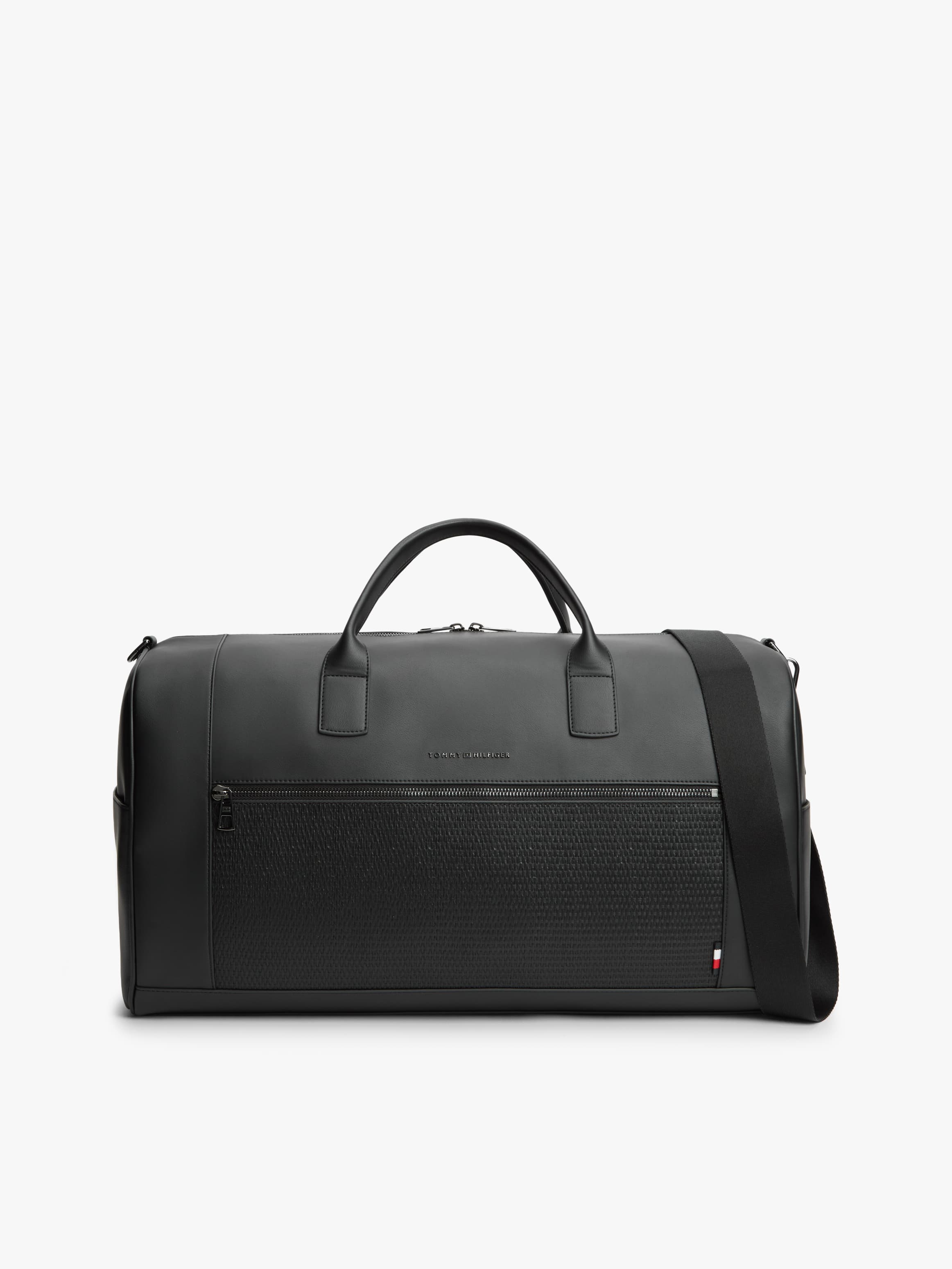 Woven Pocket Duffel Bag