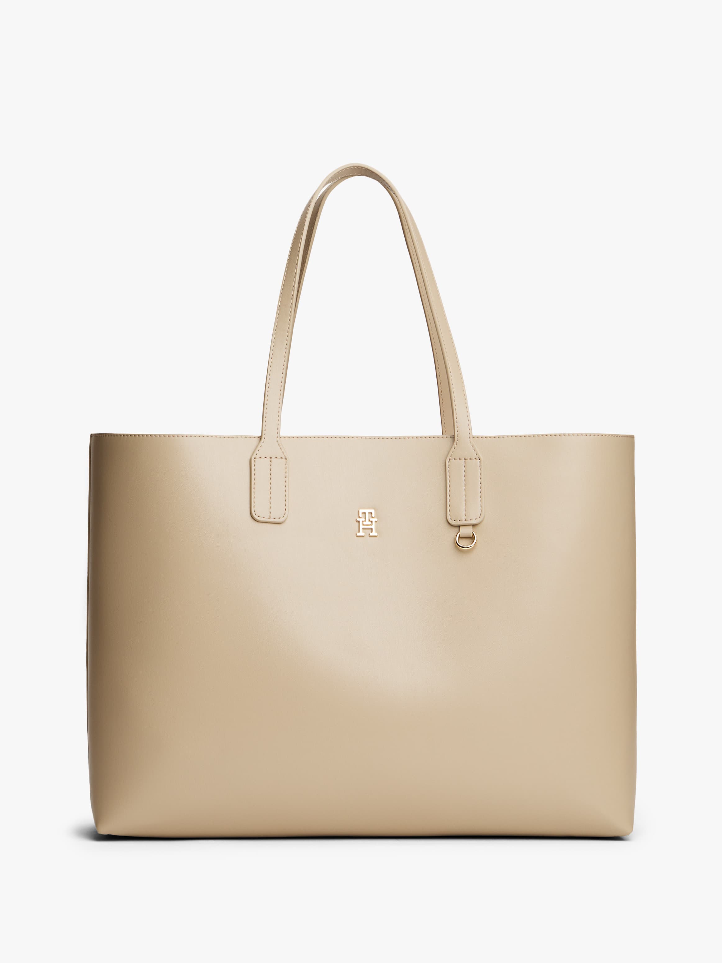 TH Monogram Plaque Tote Bag