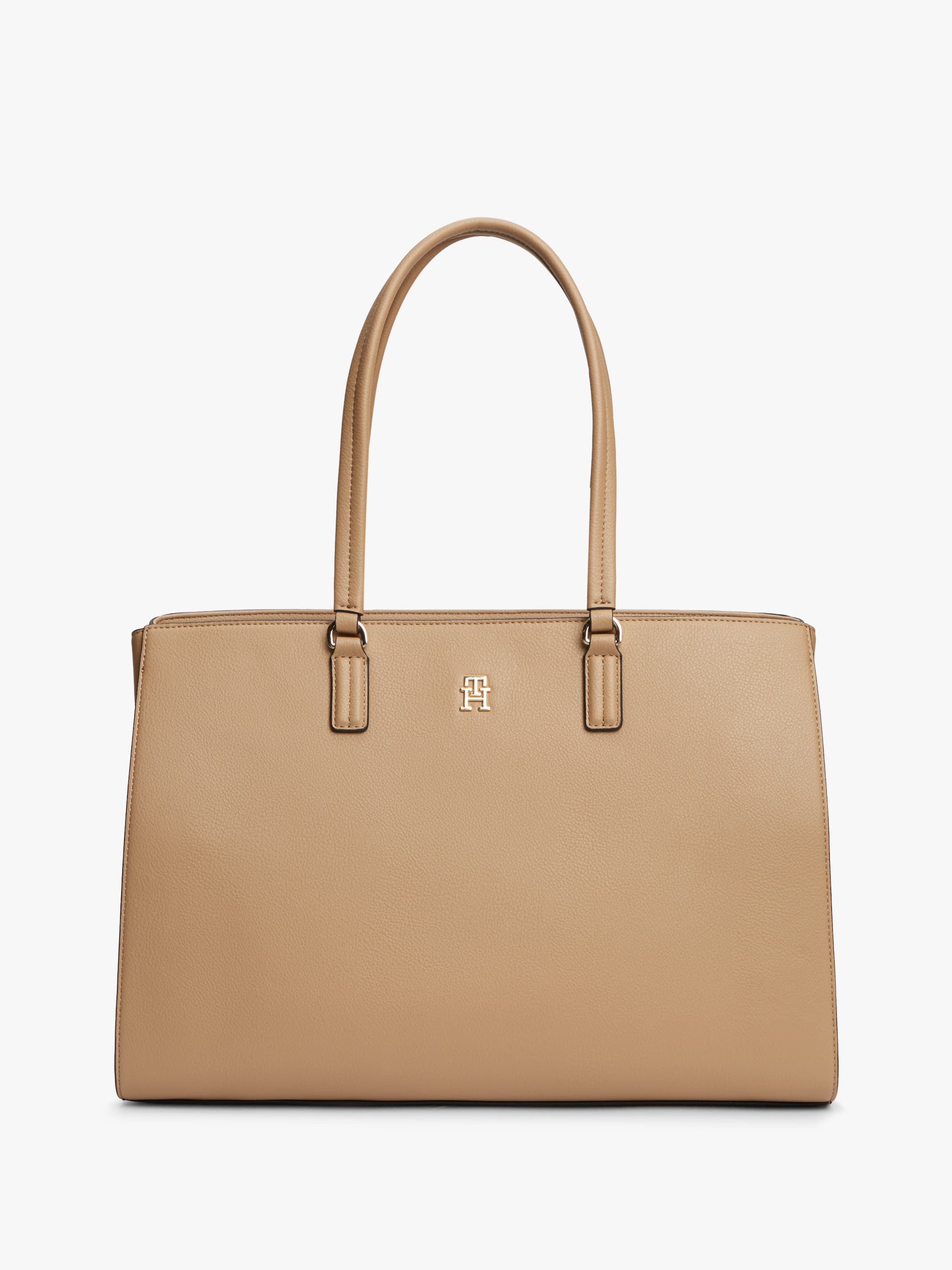 TH Monogram Plaque Tote Bag