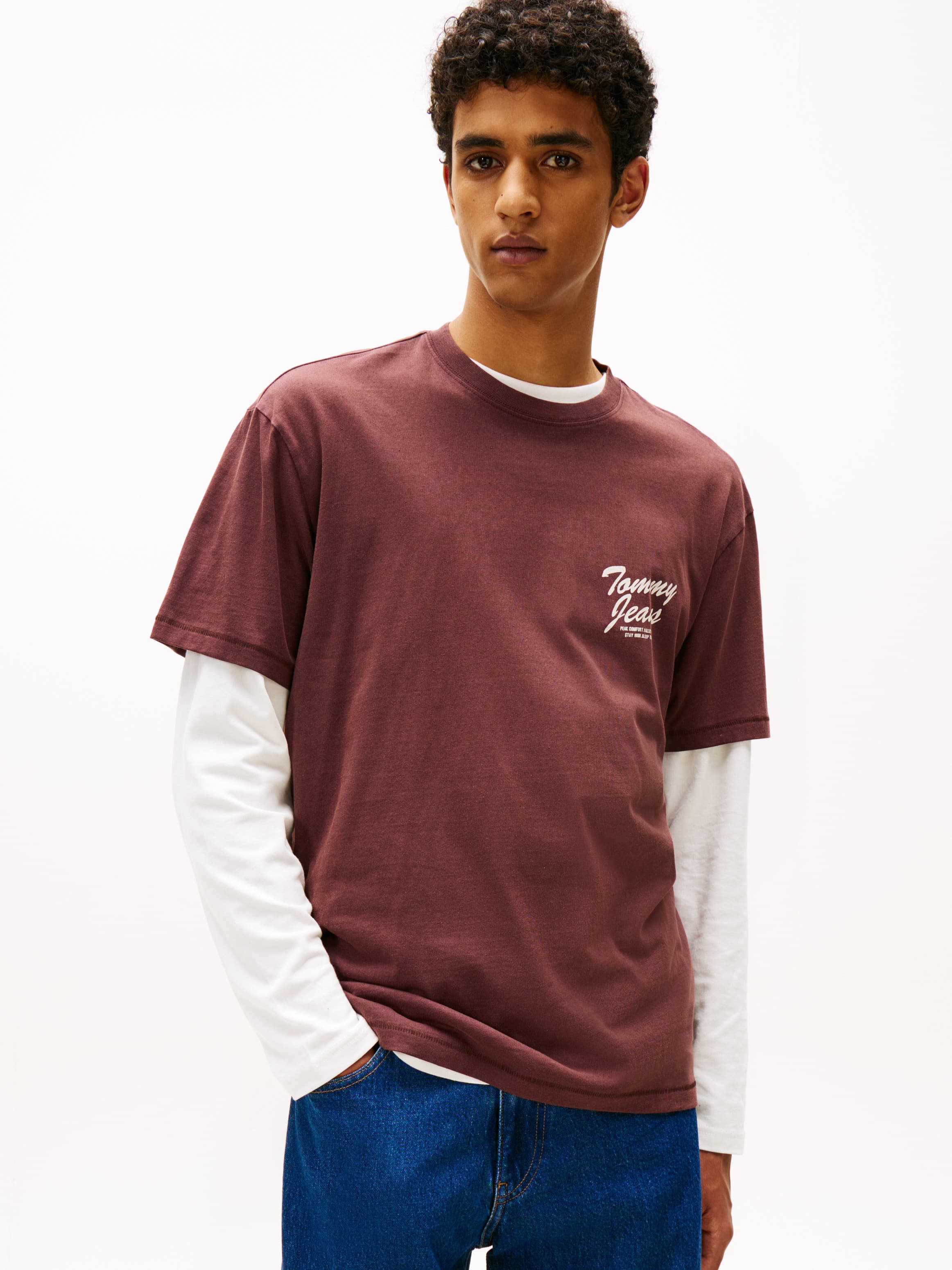 Back Graphic Relaxed Crew Neck T-Shirt