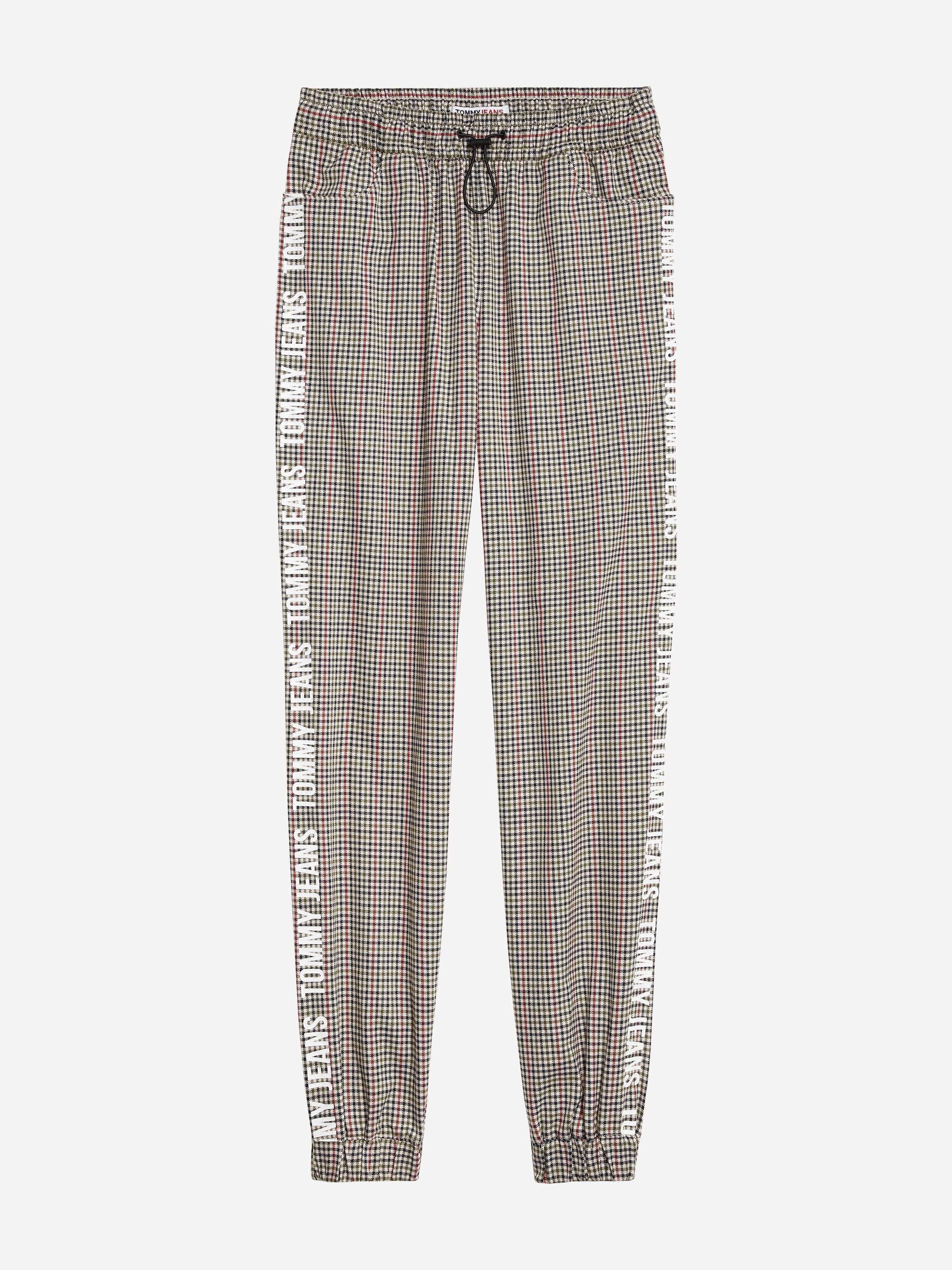 Check Logo Tape Joggers
