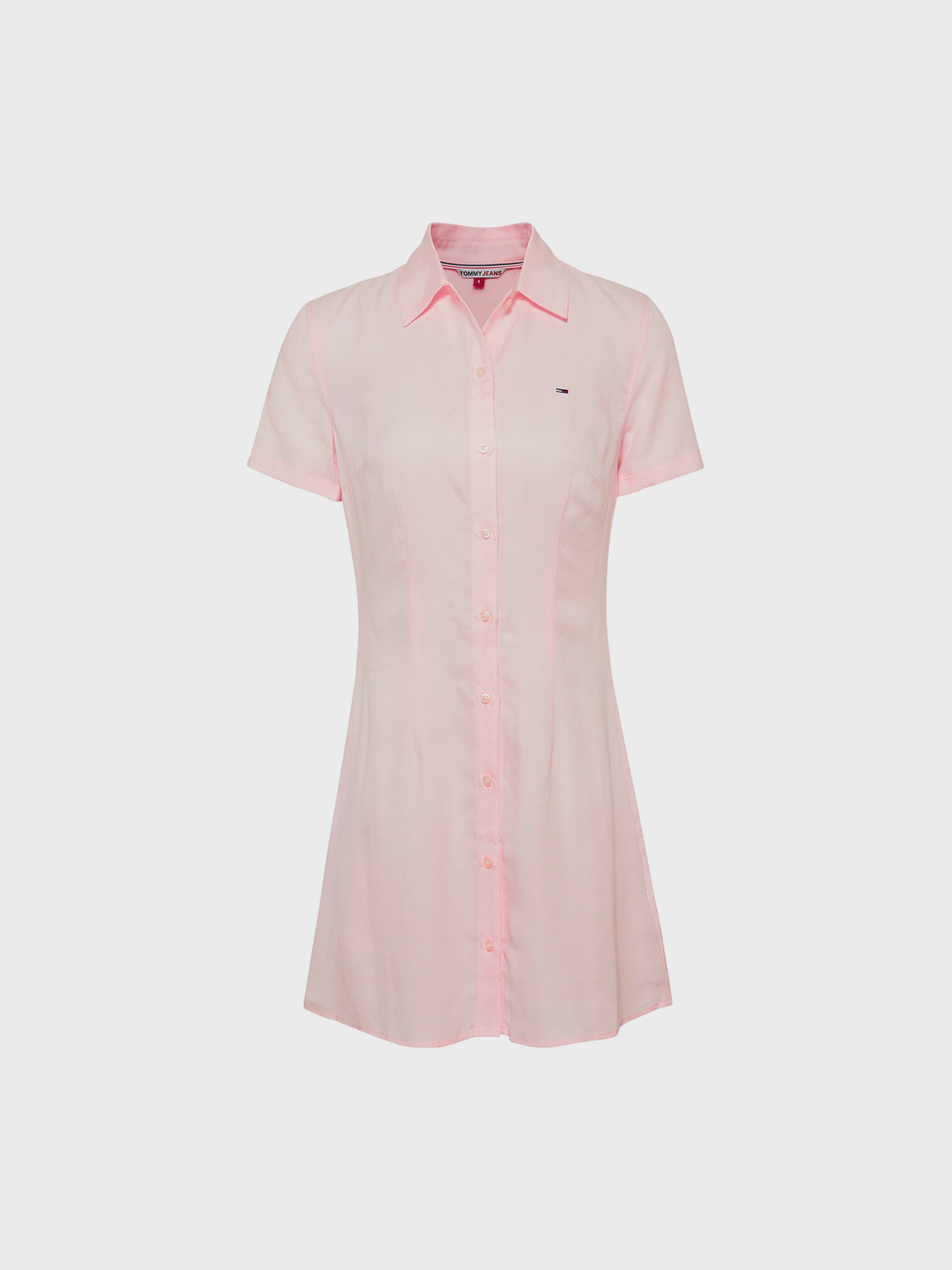 Logo Flag Detail Shirt Dress