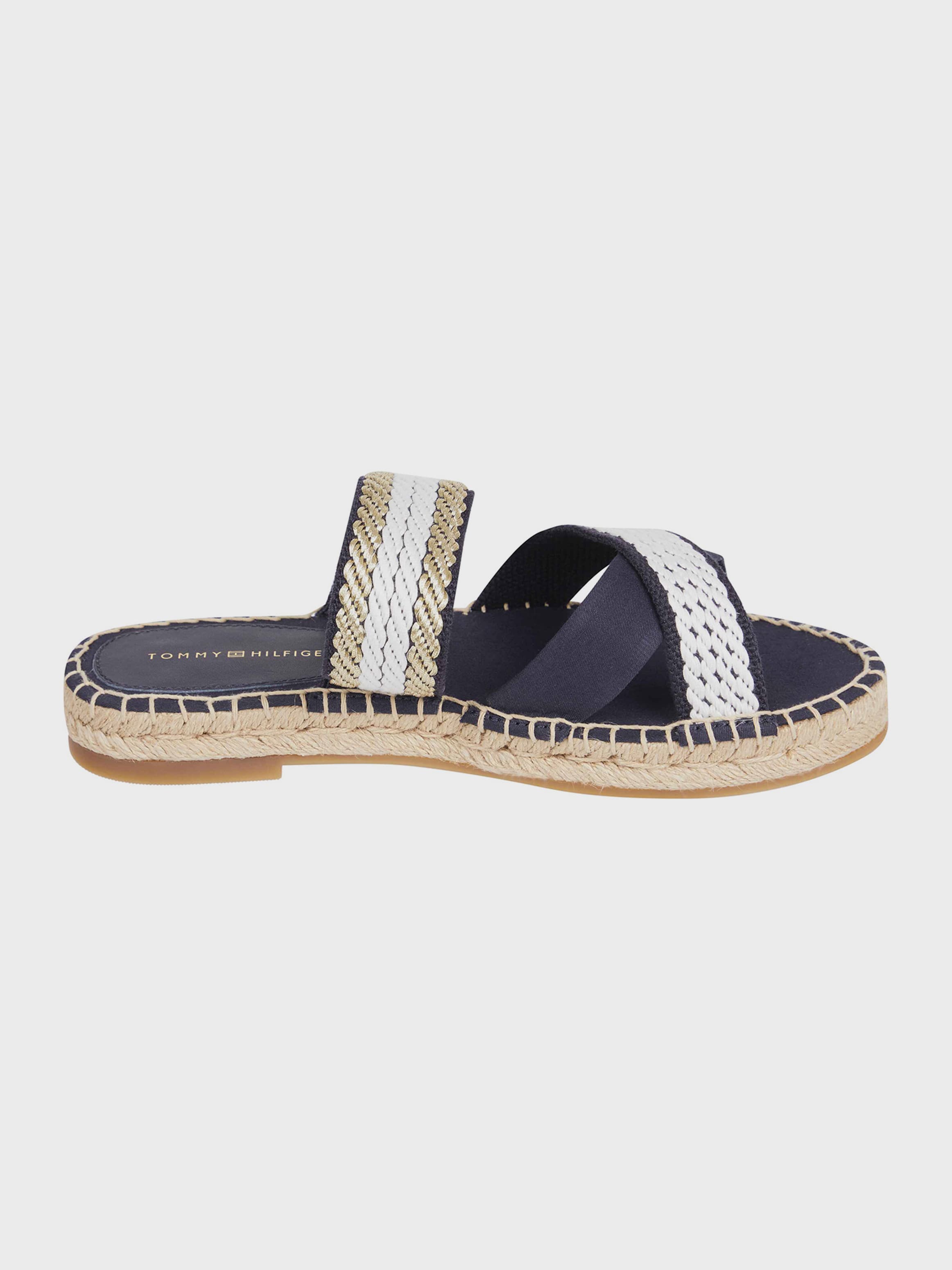 Webbing Flat Sandals
