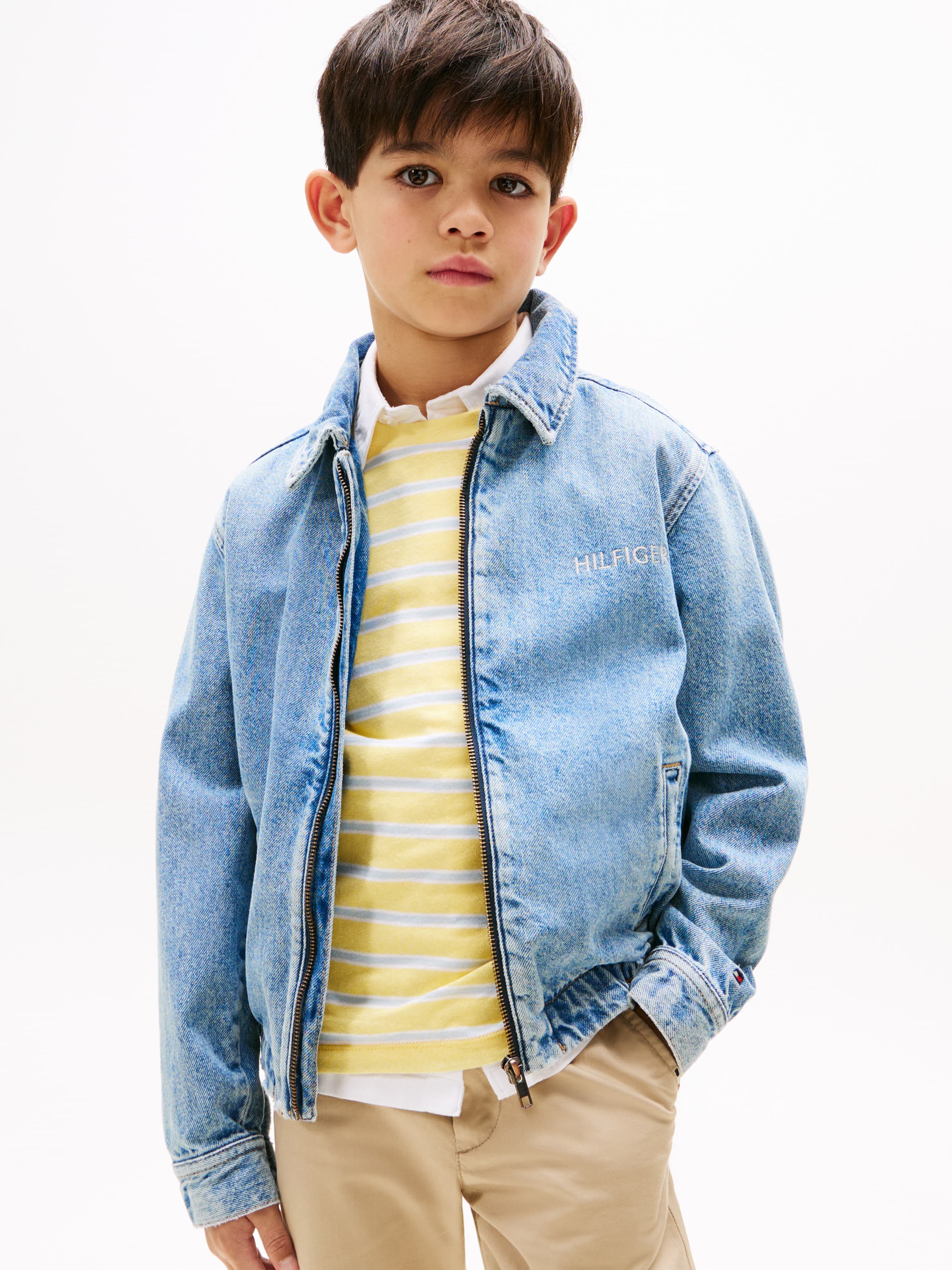 Relaxed Denim Trucker Jacket
