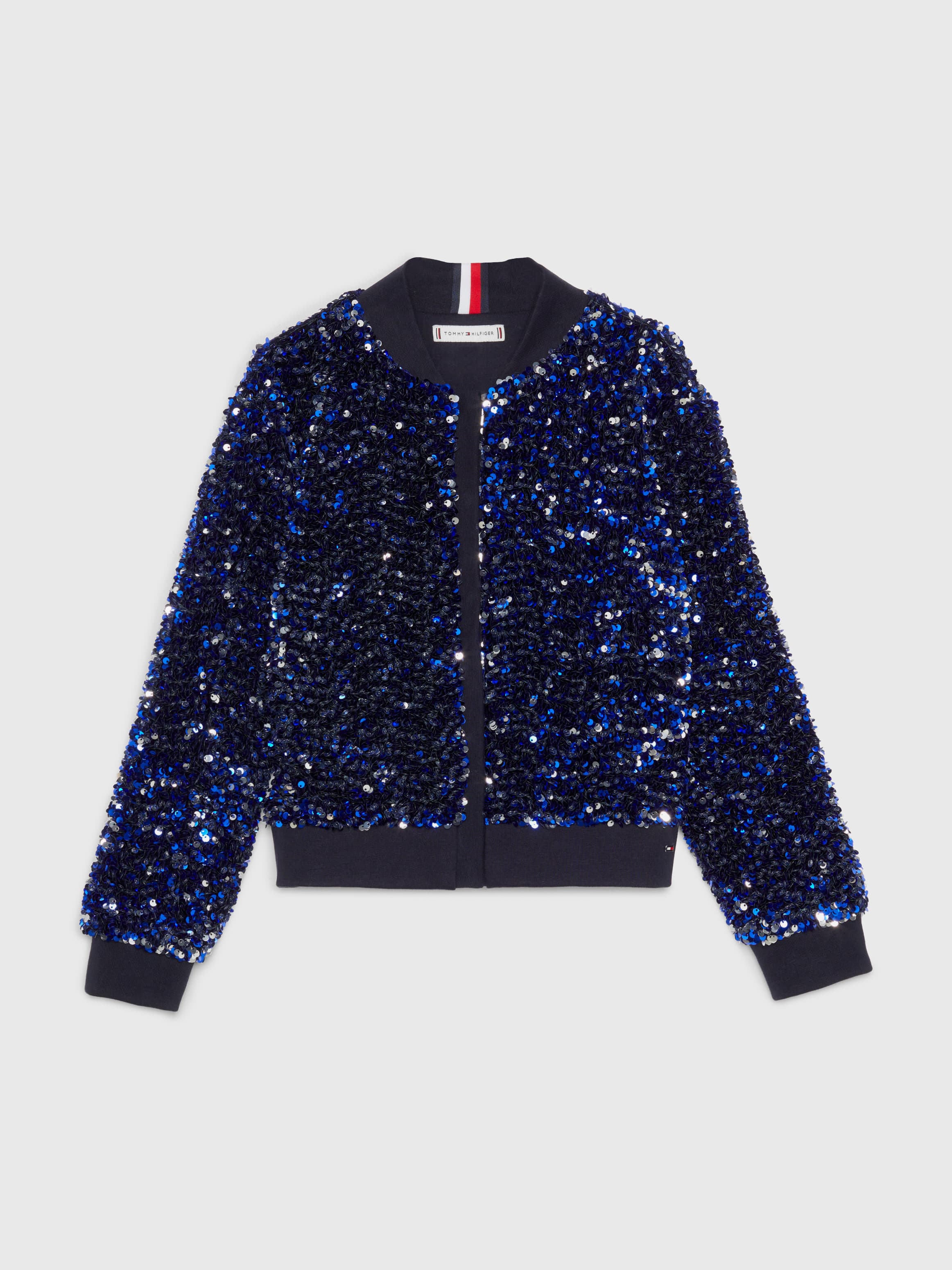 Varsity Sequin Relaxed Jacket