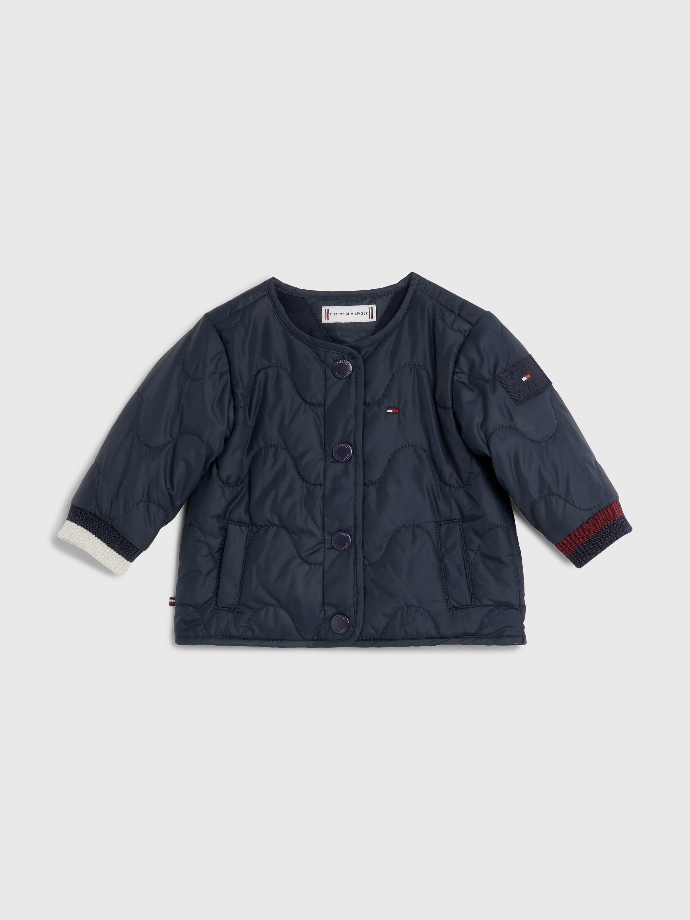 Global Stripe Padded Jacket