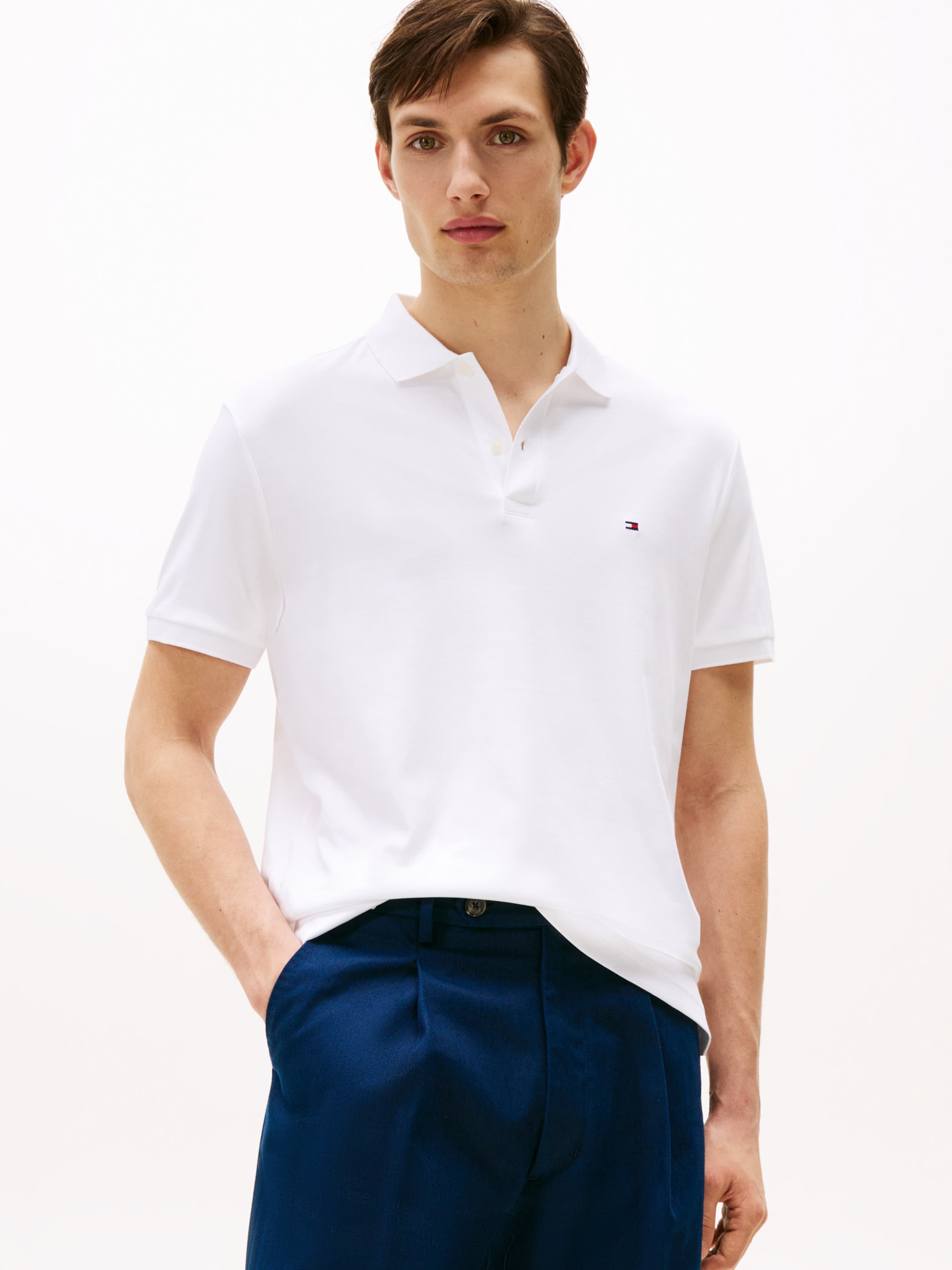 Essential Regular Fit Flag Embroidery Polo