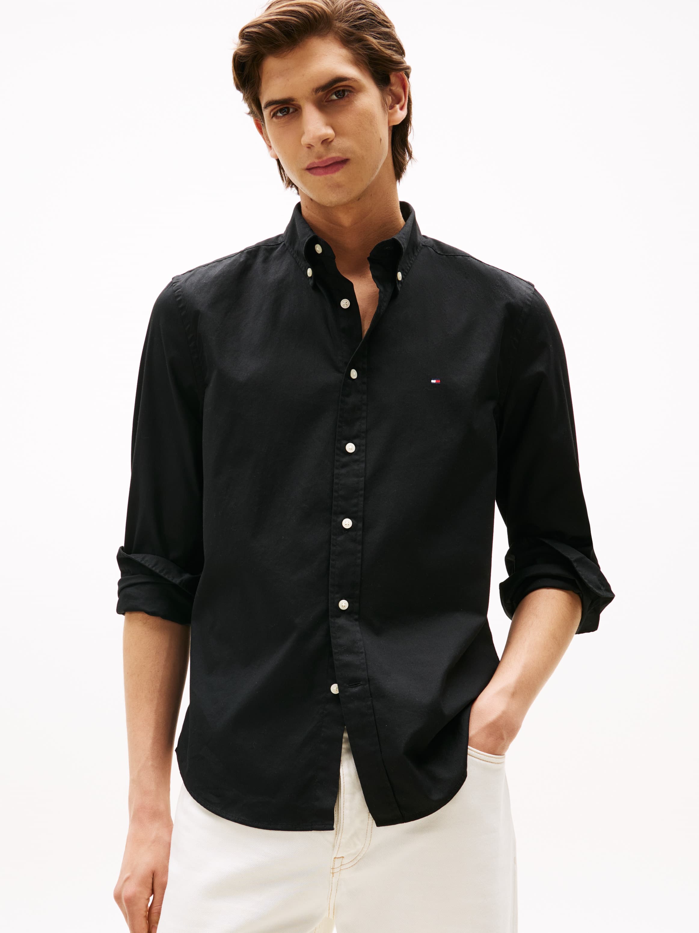 TH Flex Regular Fit Poplin Shirt