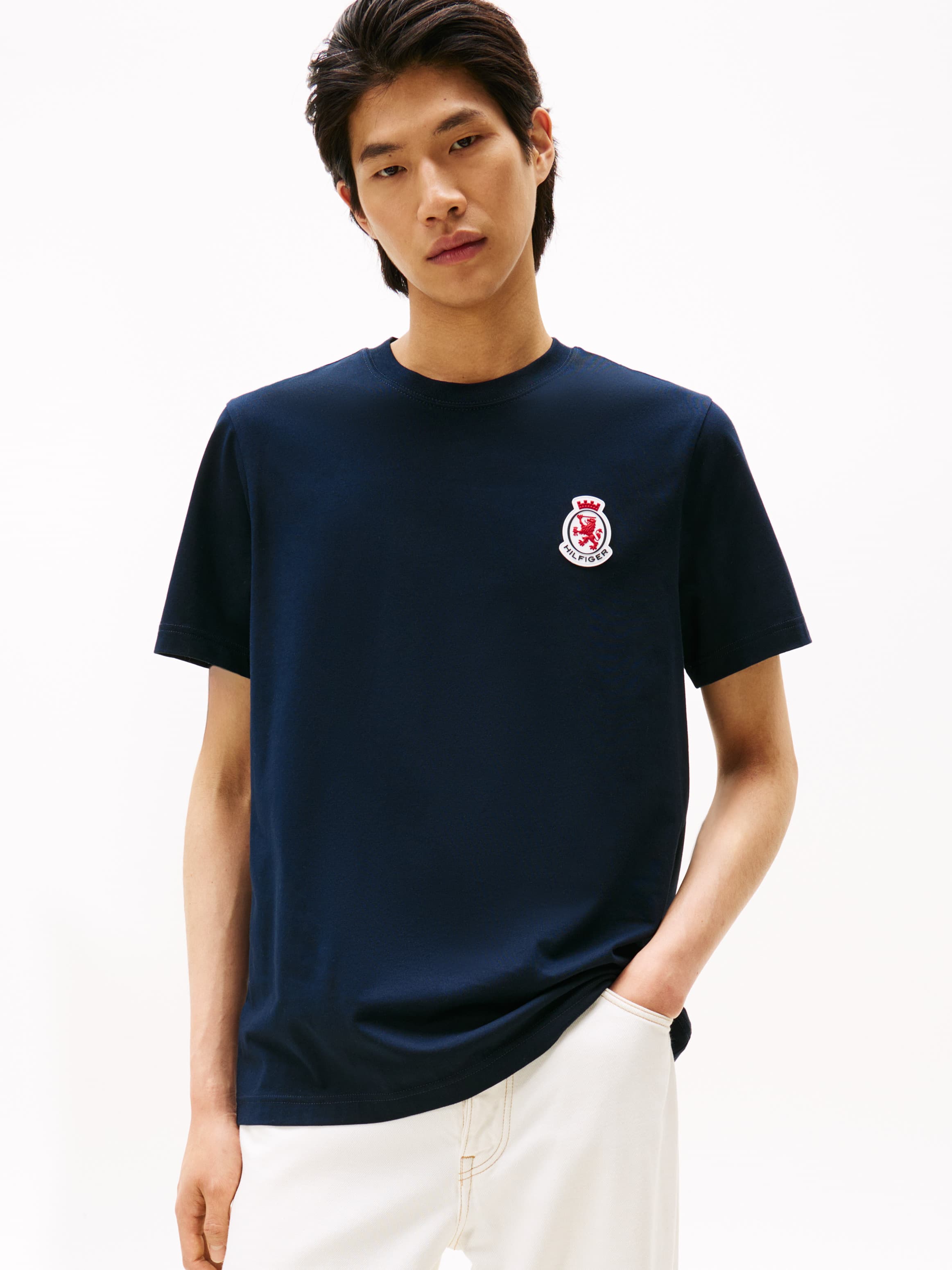 Rubberised Crest Jersey T-Shirt