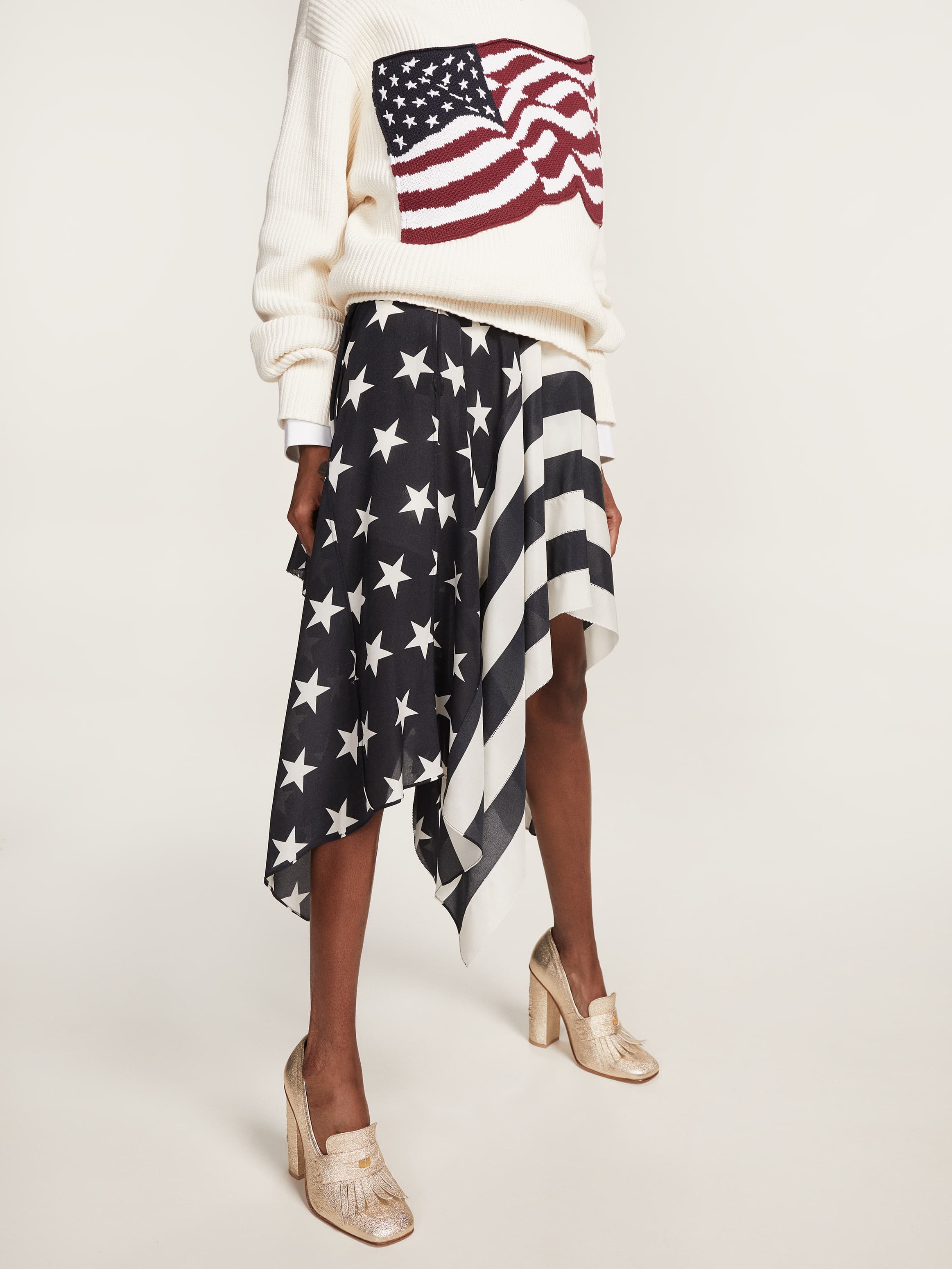 Stars And Stripes Handkerchief Skirt