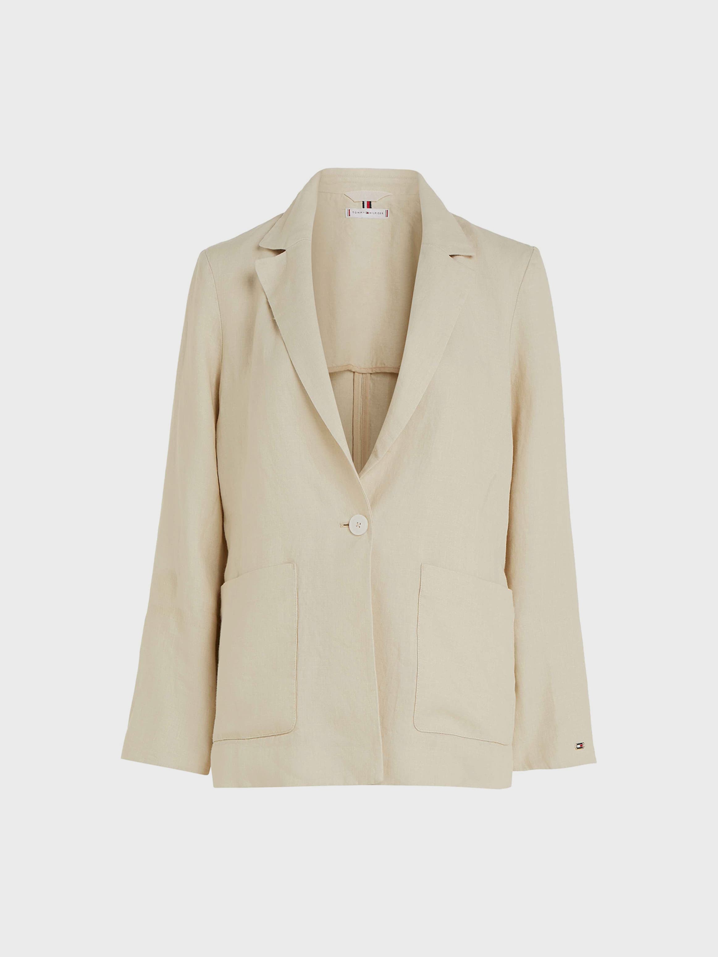 Linen Single Breasted Blazer