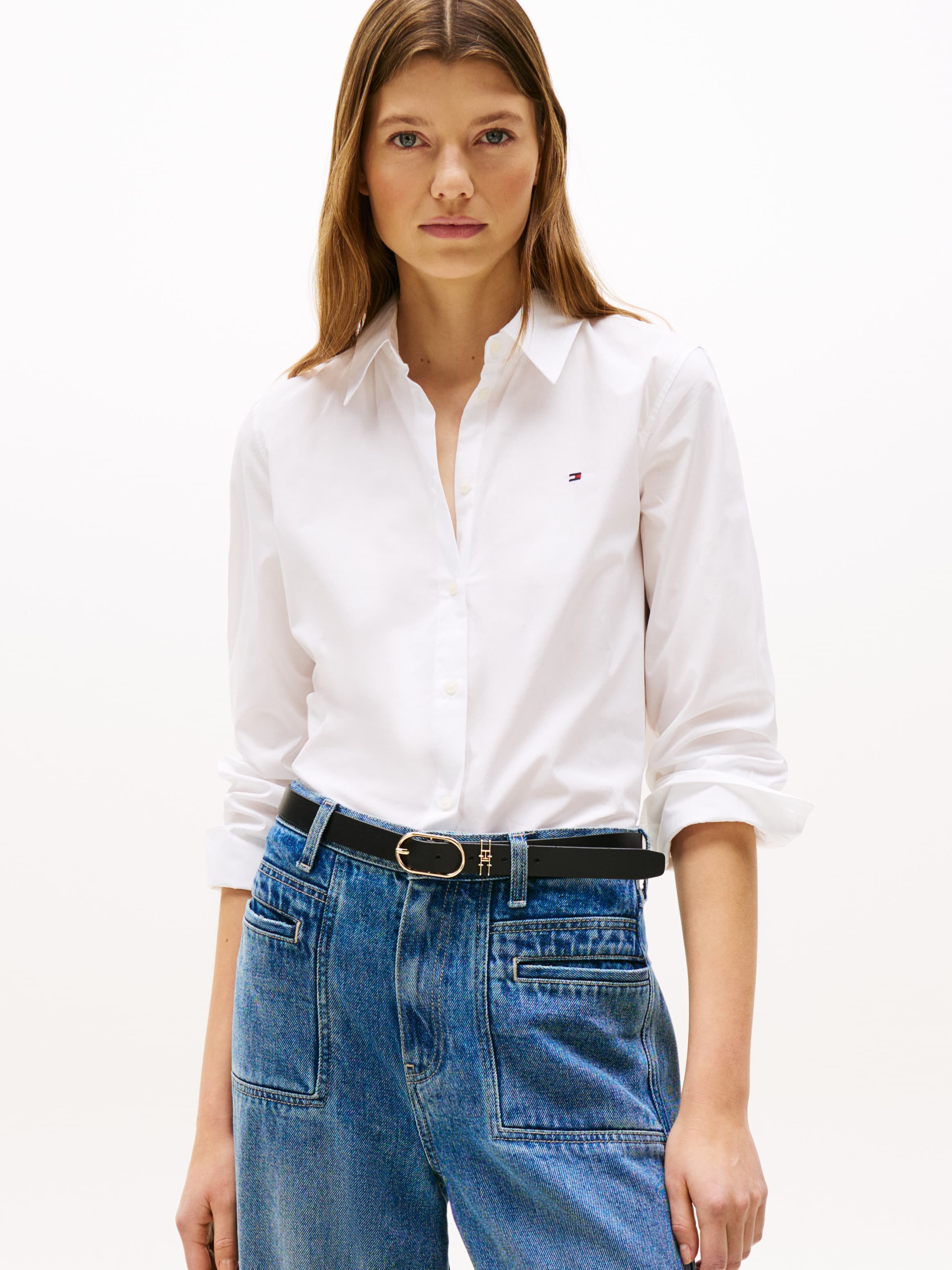 Flag Embroidery Regular Fit Shirt