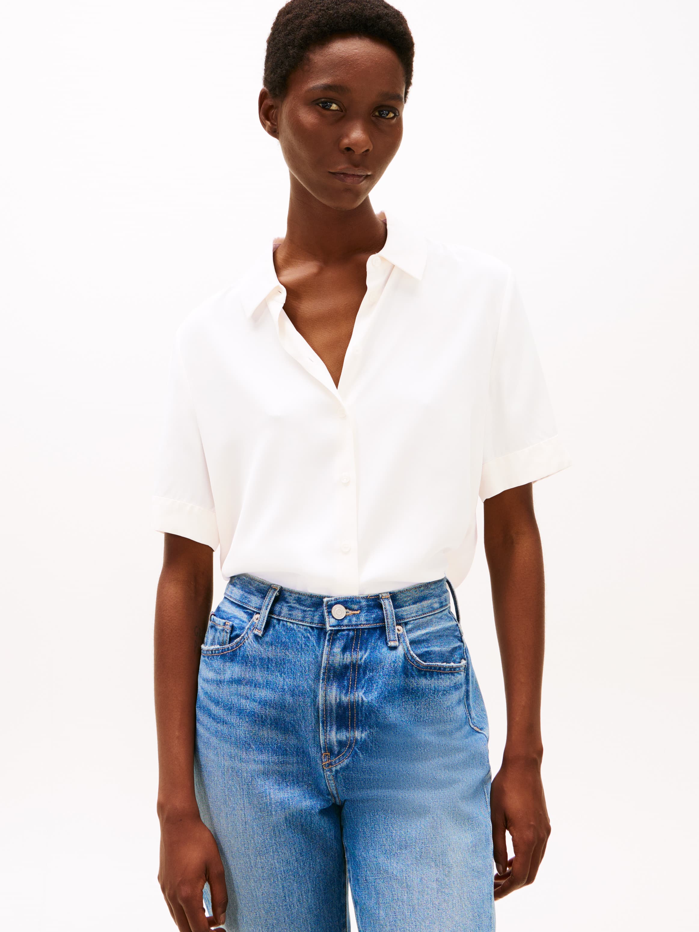 Relaxed Fit Short Sleeve Shirt