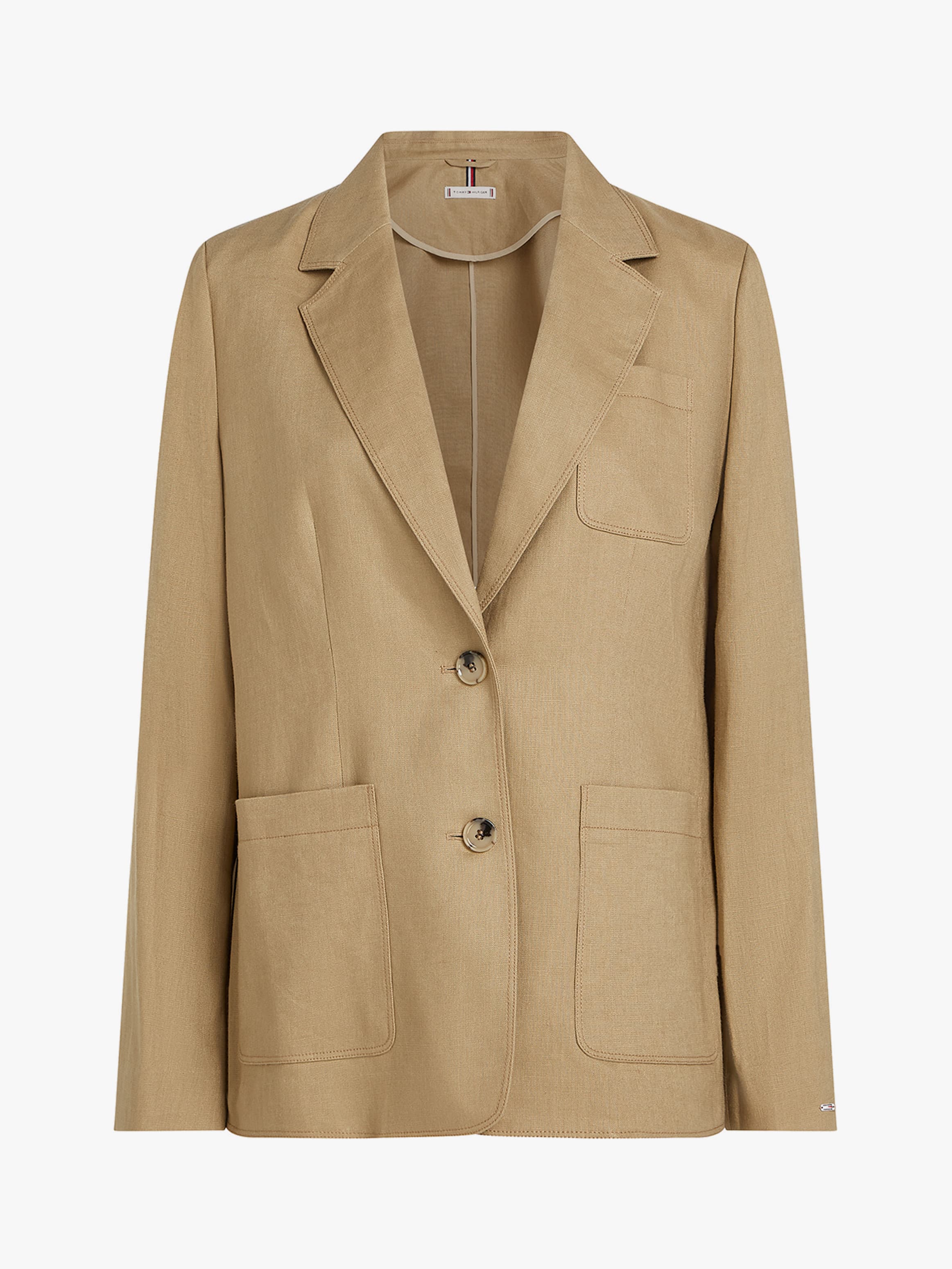 Regular Fit Linen Blend Blazer
