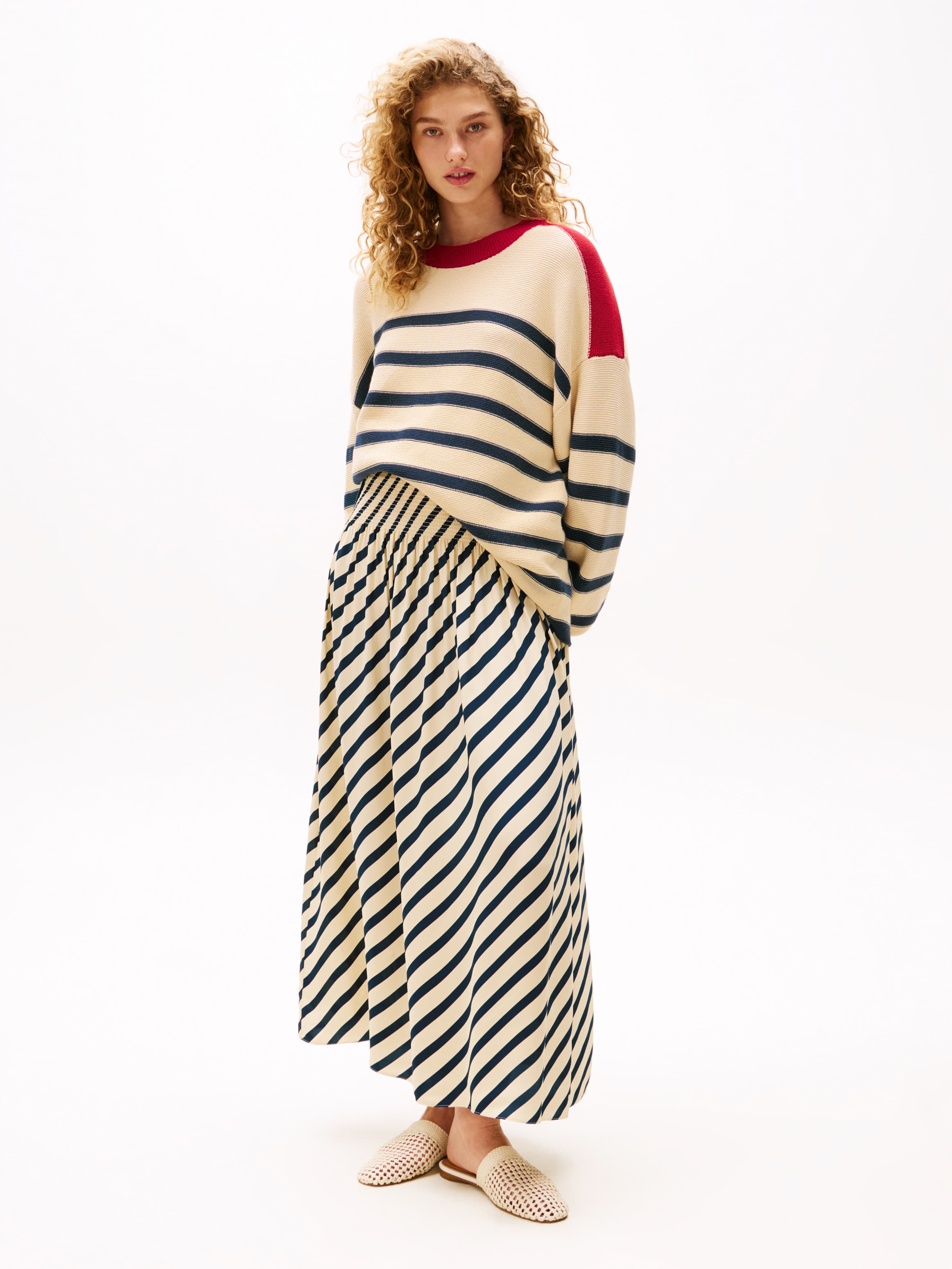 The Sofia Capsule Pleated Maxi Skirt