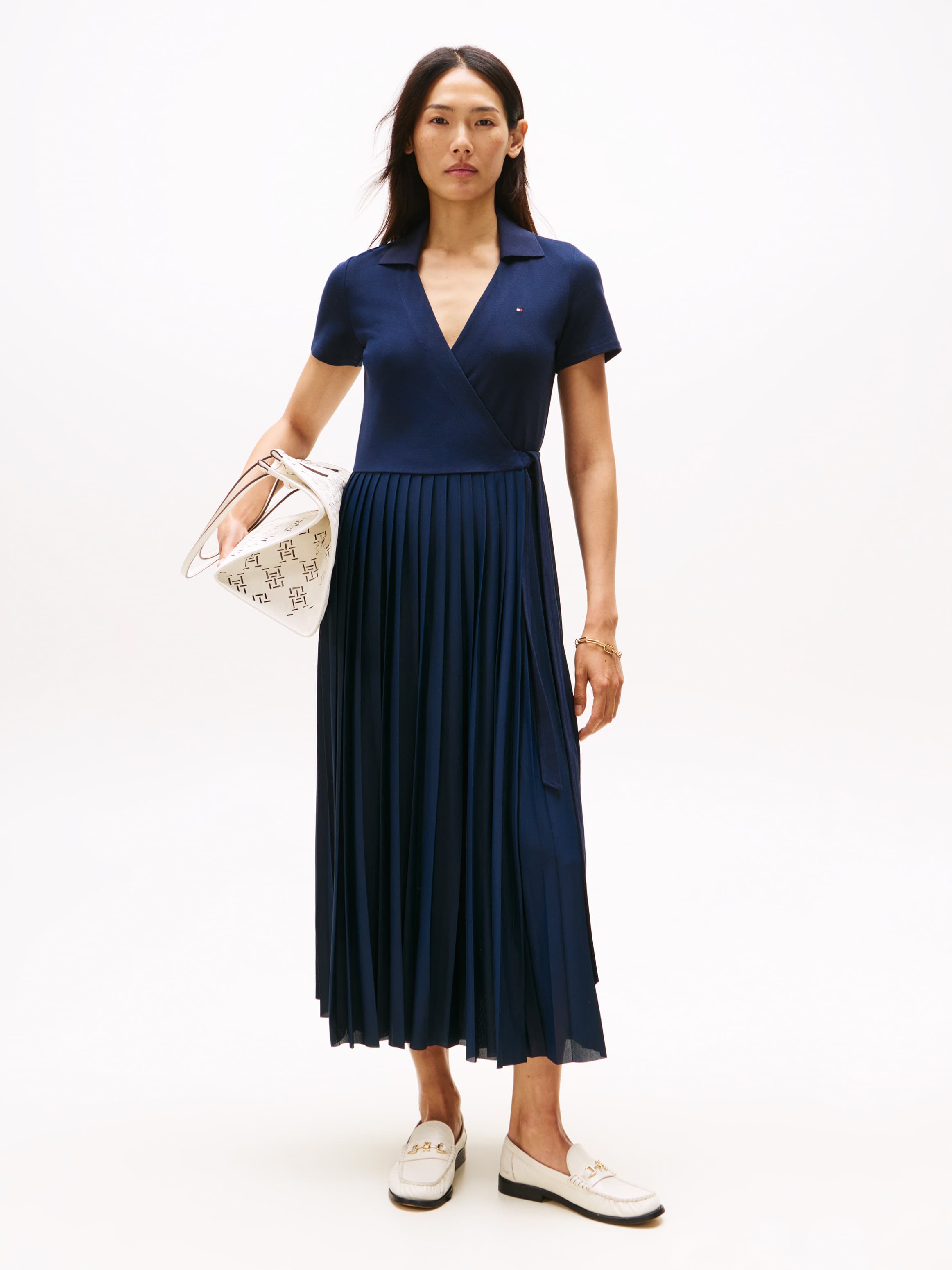 1985 Midi Wrap Polo Dress